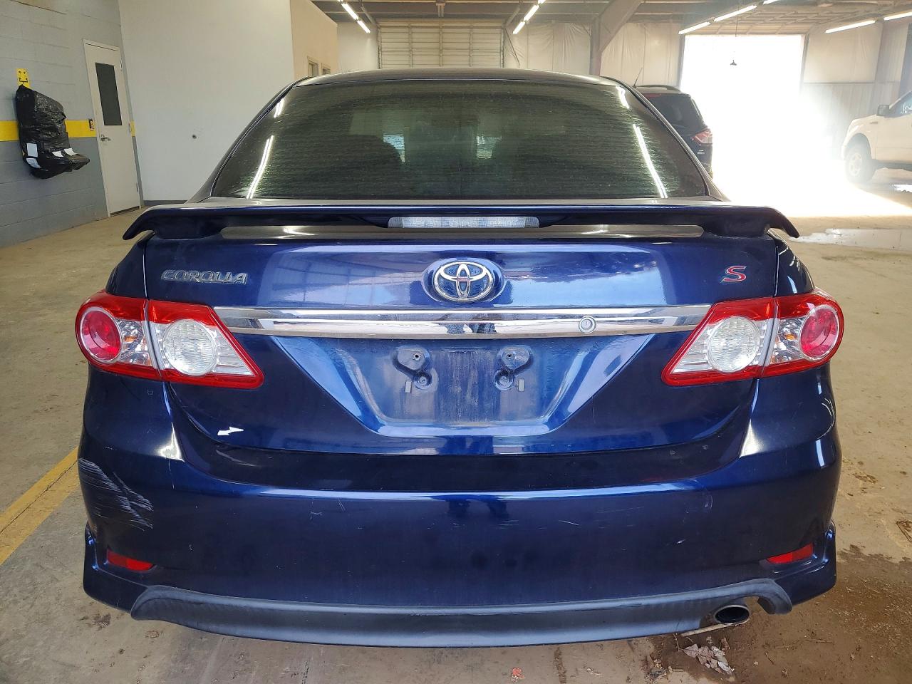 2012 Toyota Corolla Base Blue vin: 5YFBU4EE6CP027092