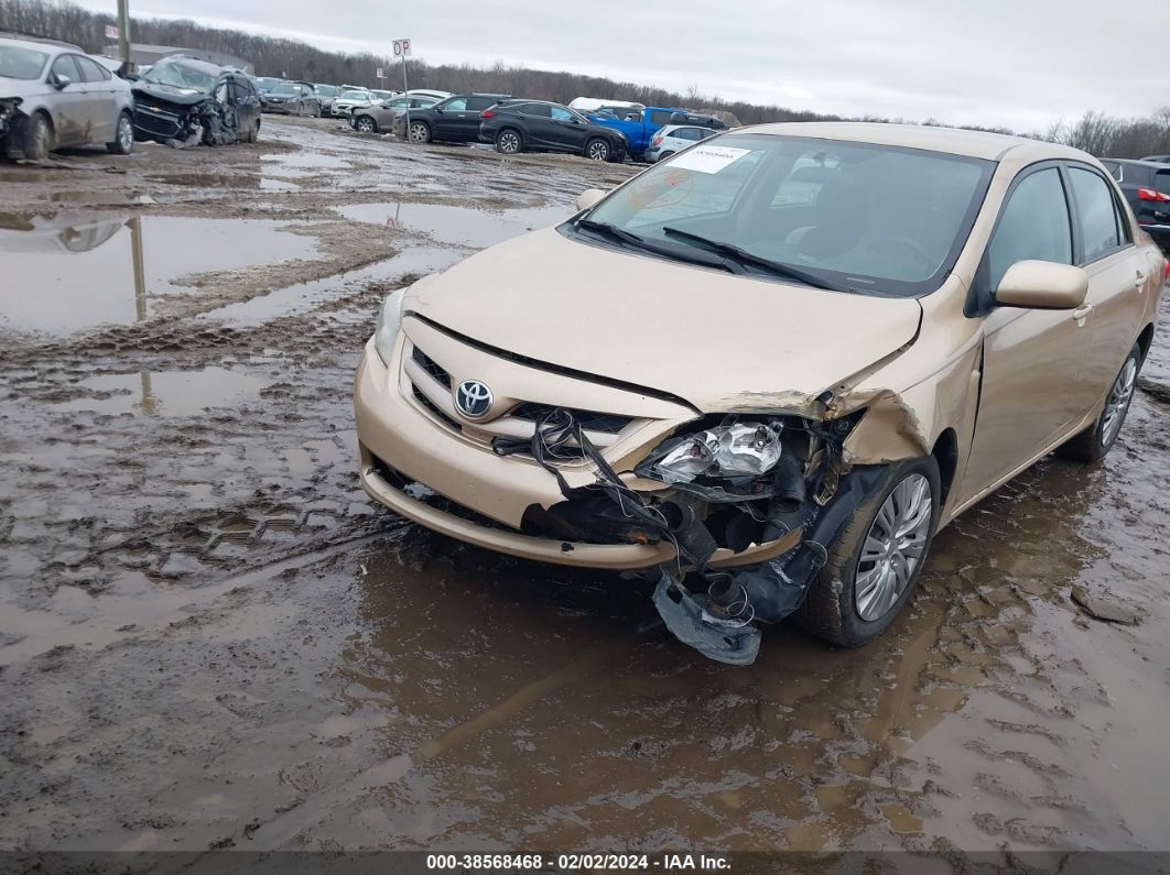 2012 Toyota Corolla Le Gold vin: 5YFBU4EE6CP029974