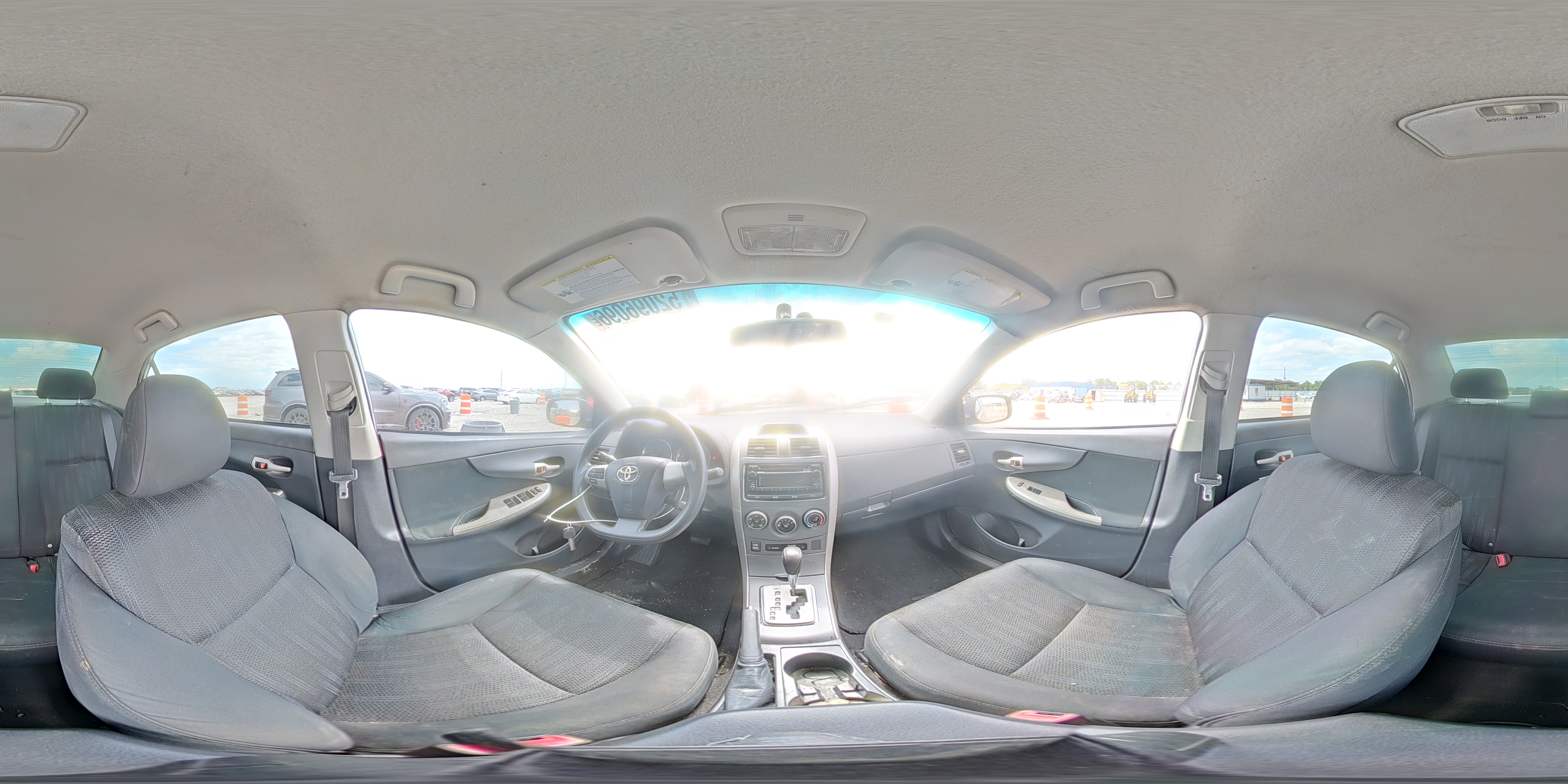 2012 Toyota Corolla S Silver vin: 5YFBU4EE6CP035127
