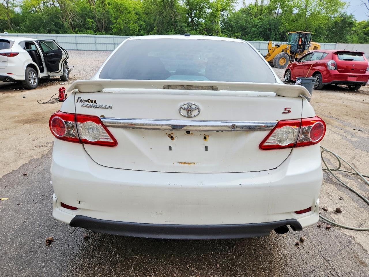 2012 Toyota Corolla S White vin: 5YFBU4EE6CP038058