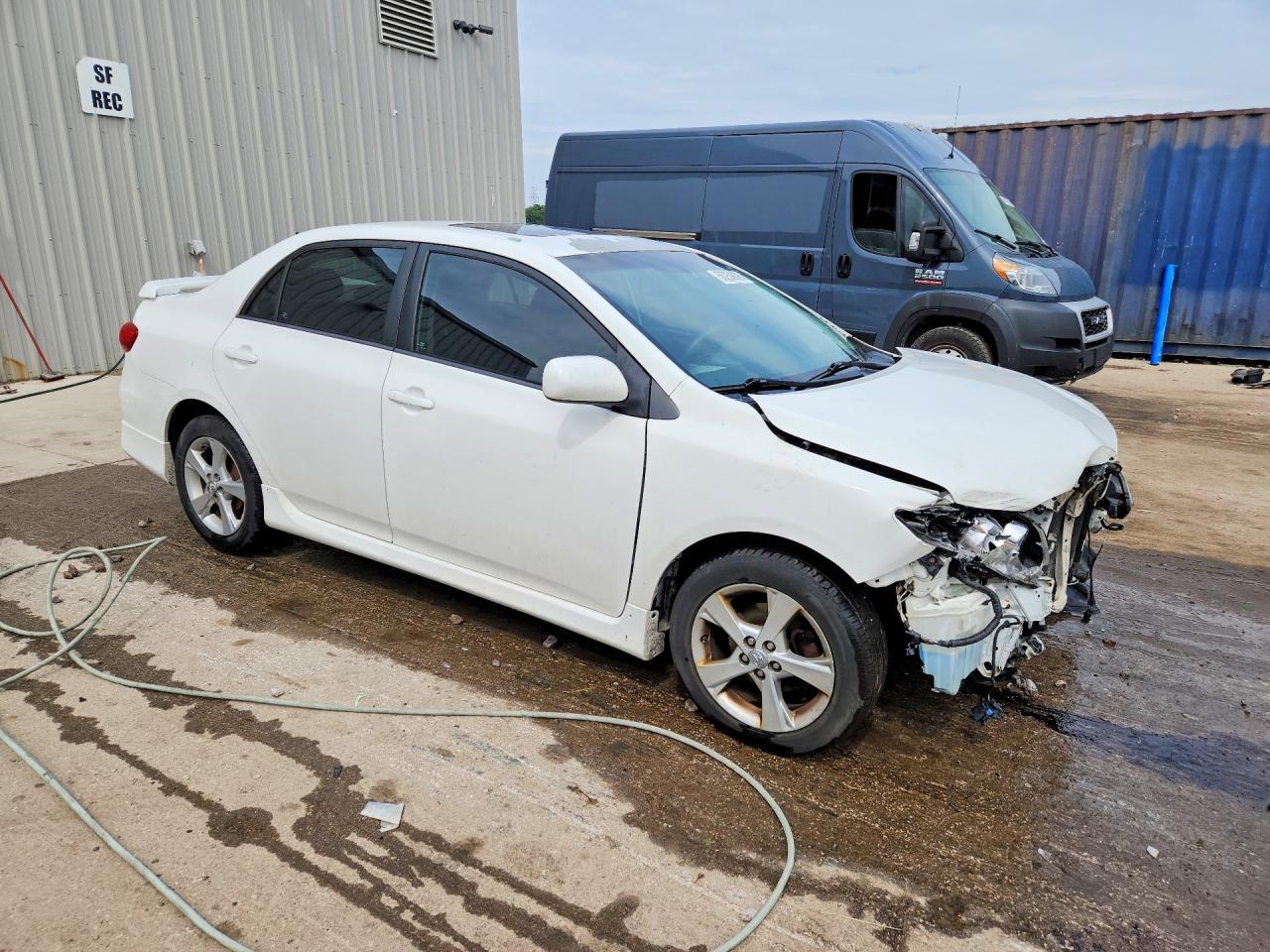 2012 Toyota Corolla S White vin: 5YFBU4EE6CP038058