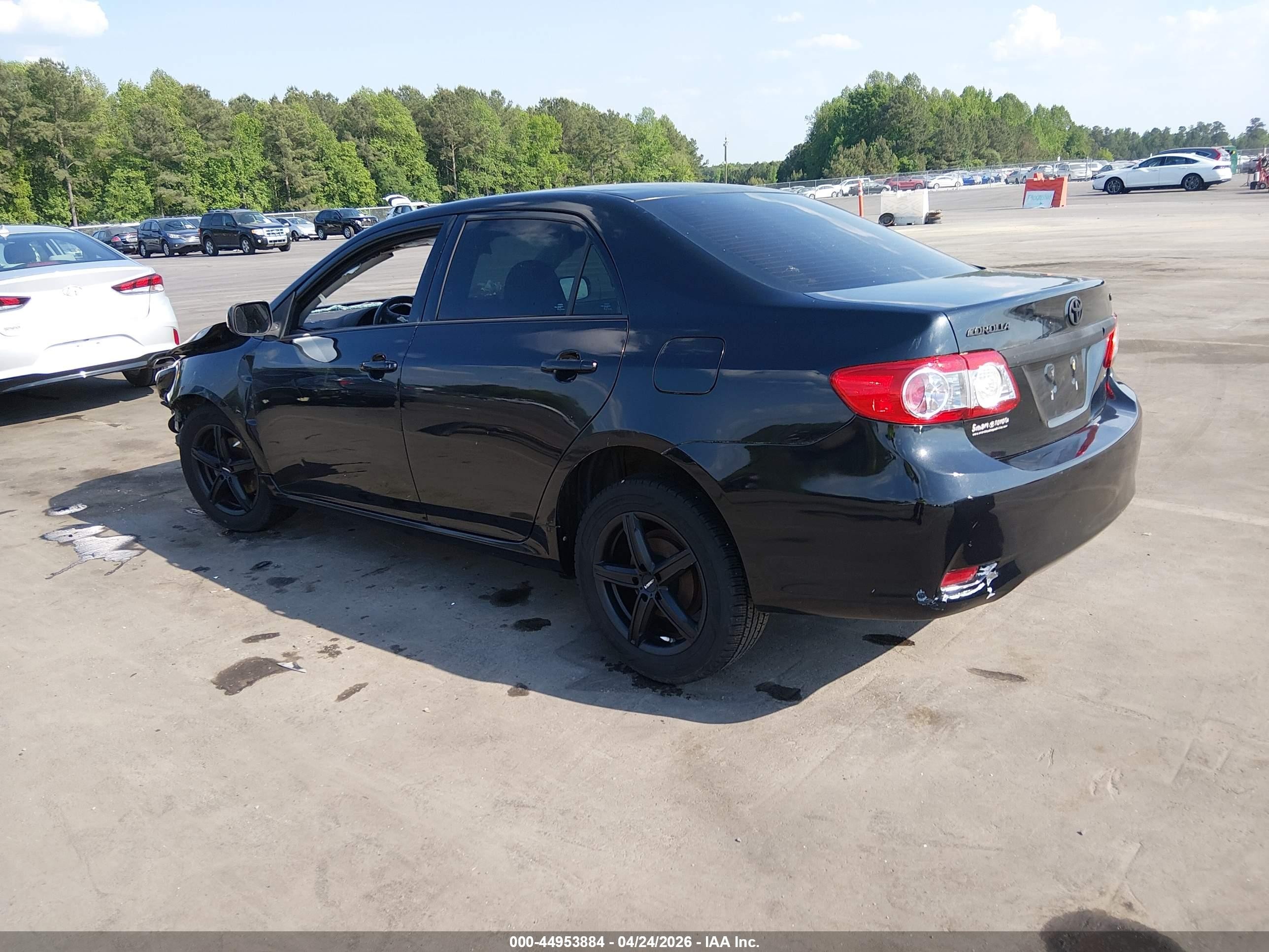 2012 Toyota Corolla Le Black vin: 5YFBU4EE6CP045236