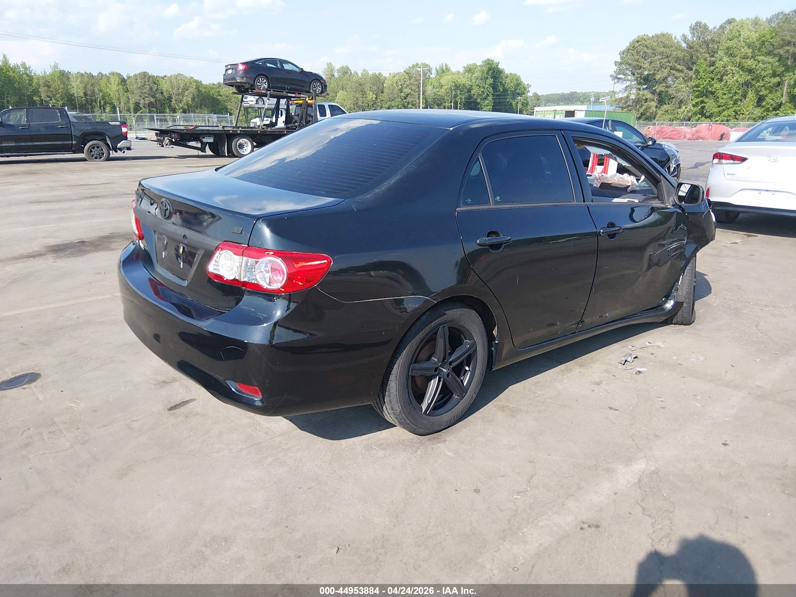 2012 Toyota Corolla Le Black vin: 5YFBU4EE6CP045236
