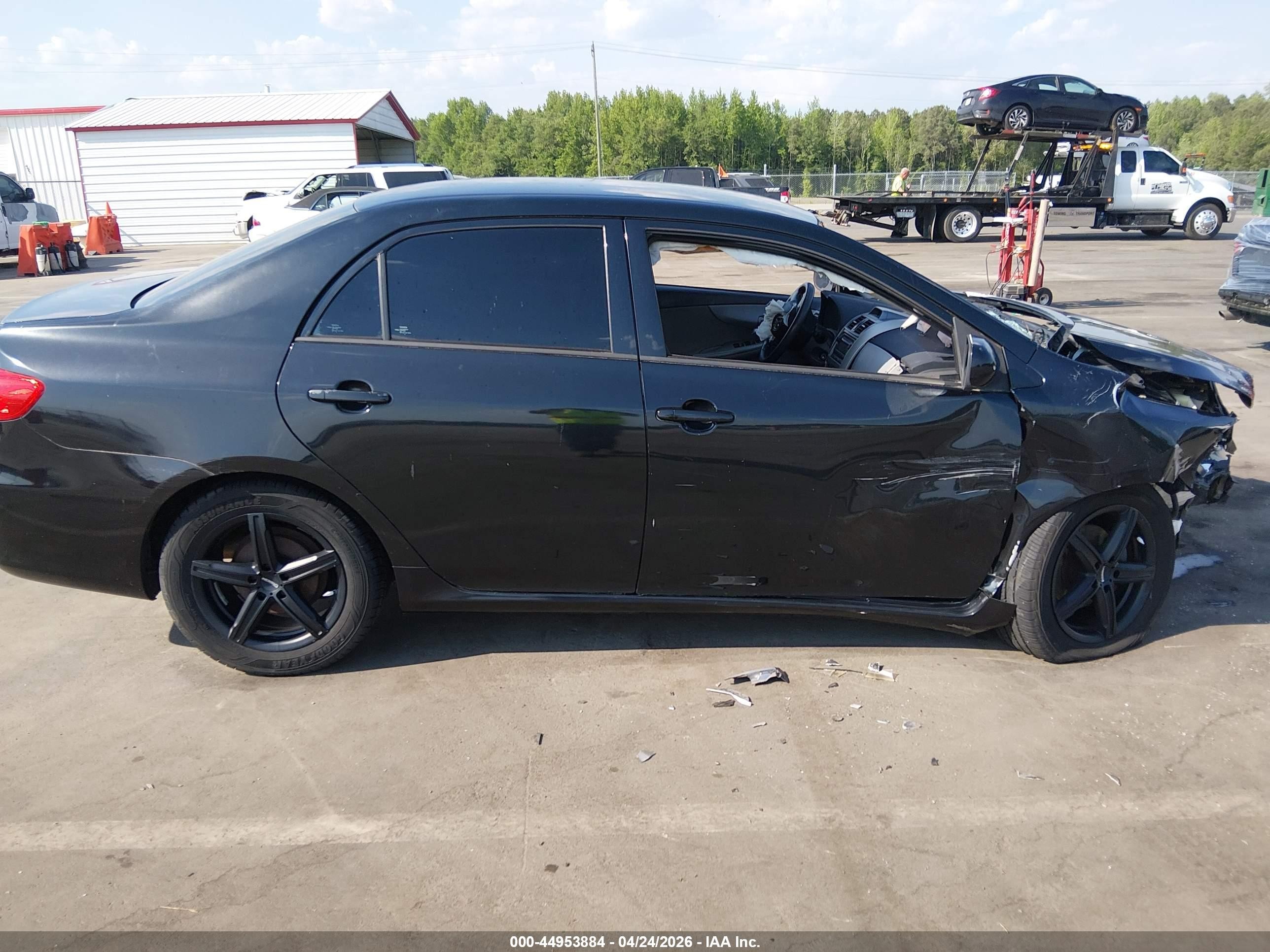 2012 Toyota Corolla Le Black vin: 5YFBU4EE6CP045236