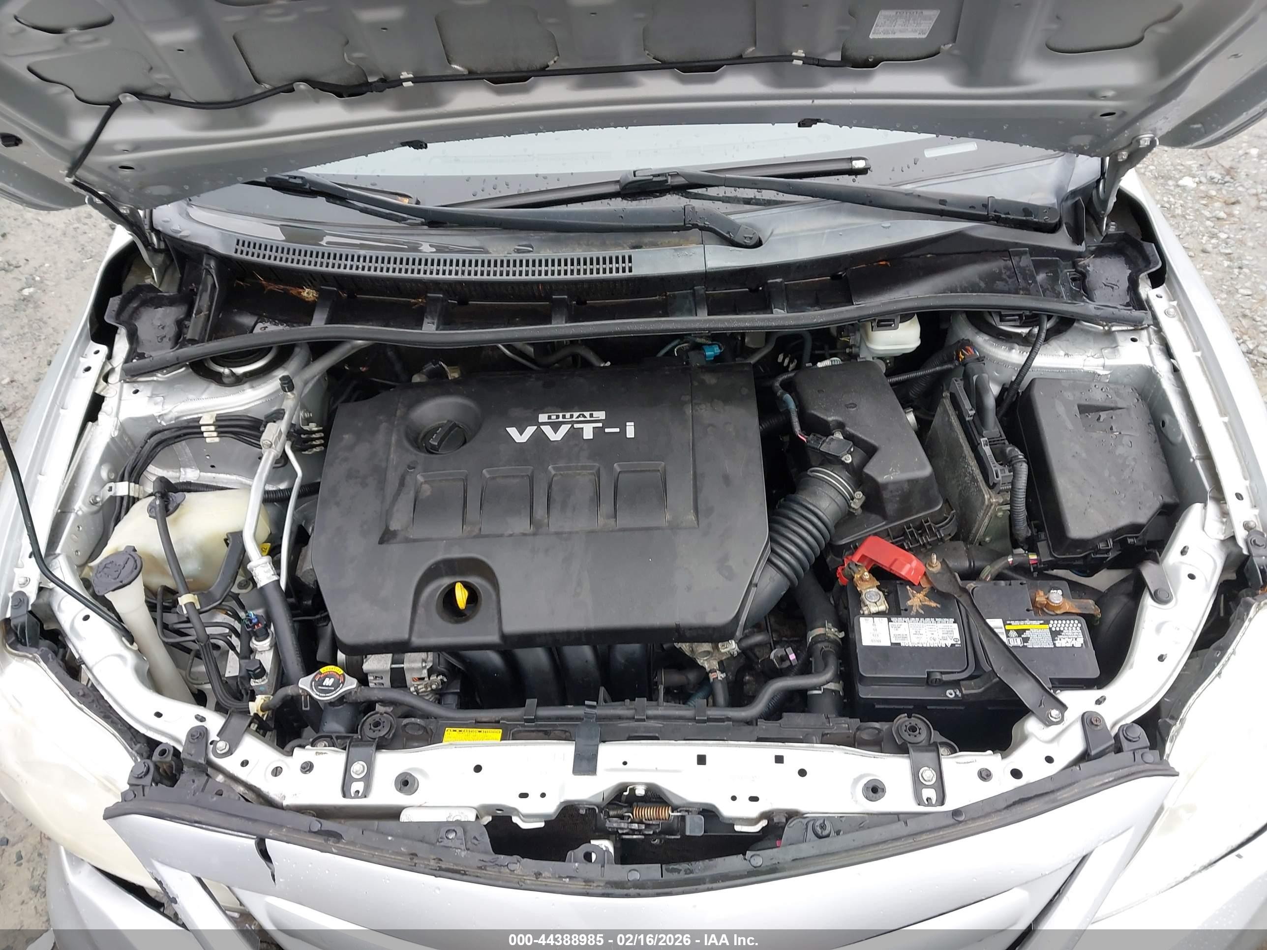 2012 Toyota Corolla Le Silver vin: 5YFBU4EE6CP047729
