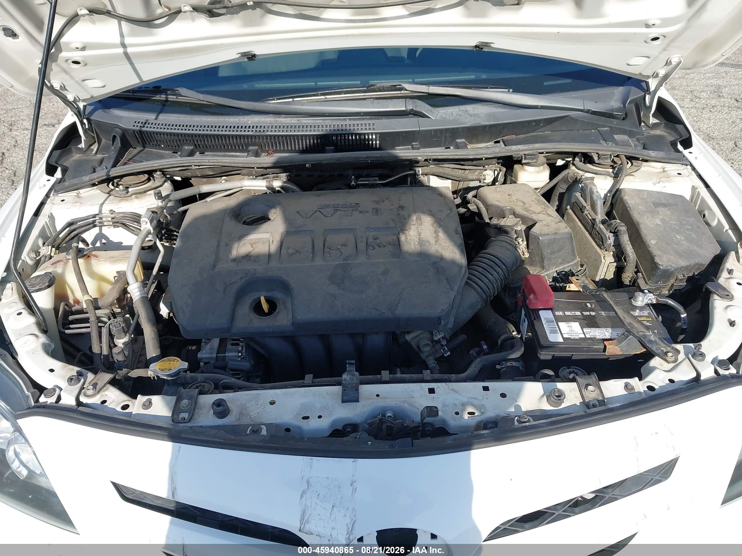 2012 Toyota Corolla S White vin: 5YFBU4EE6CP057726