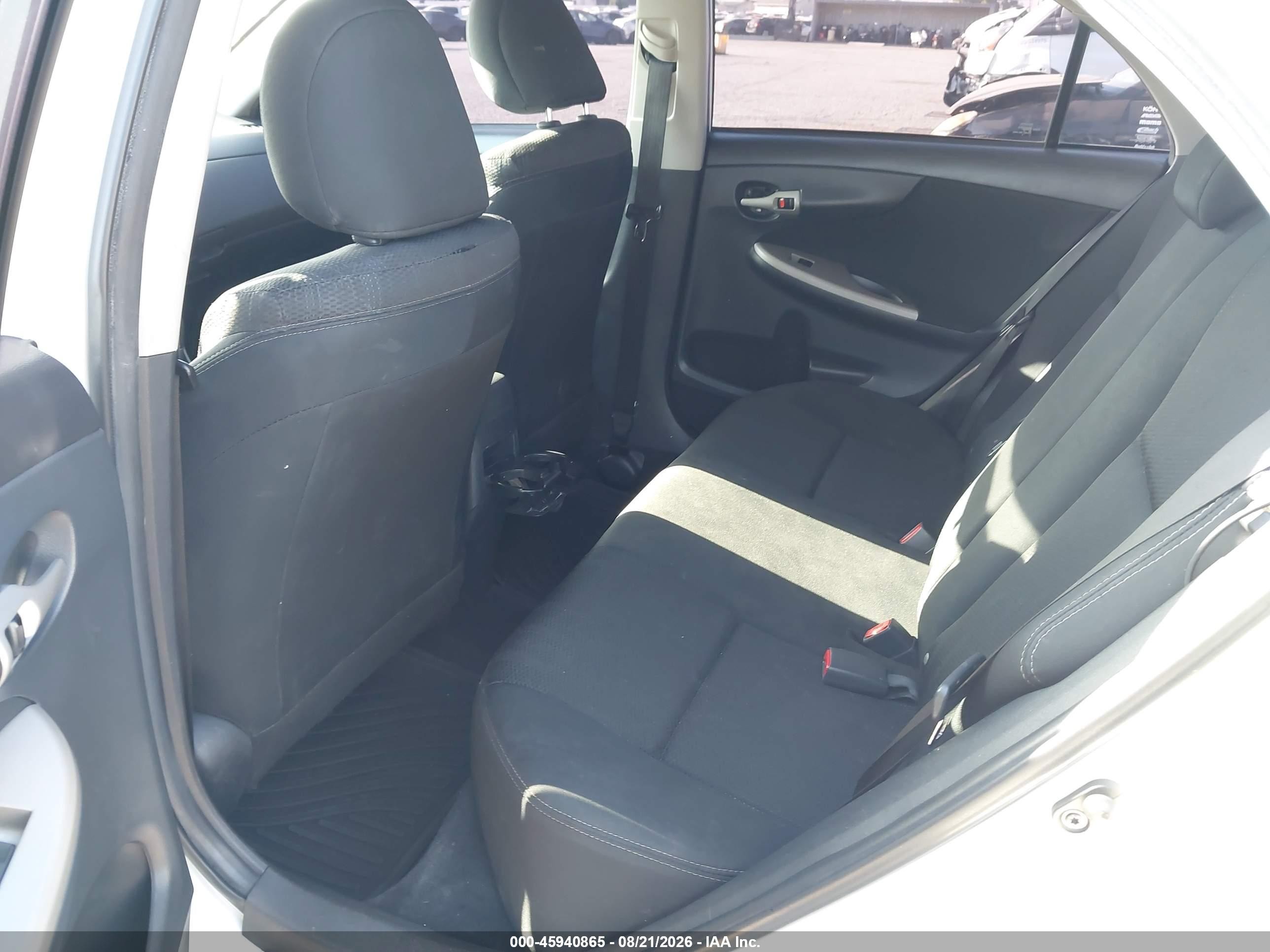 2012 Toyota Corolla S White vin: 5YFBU4EE6CP057726