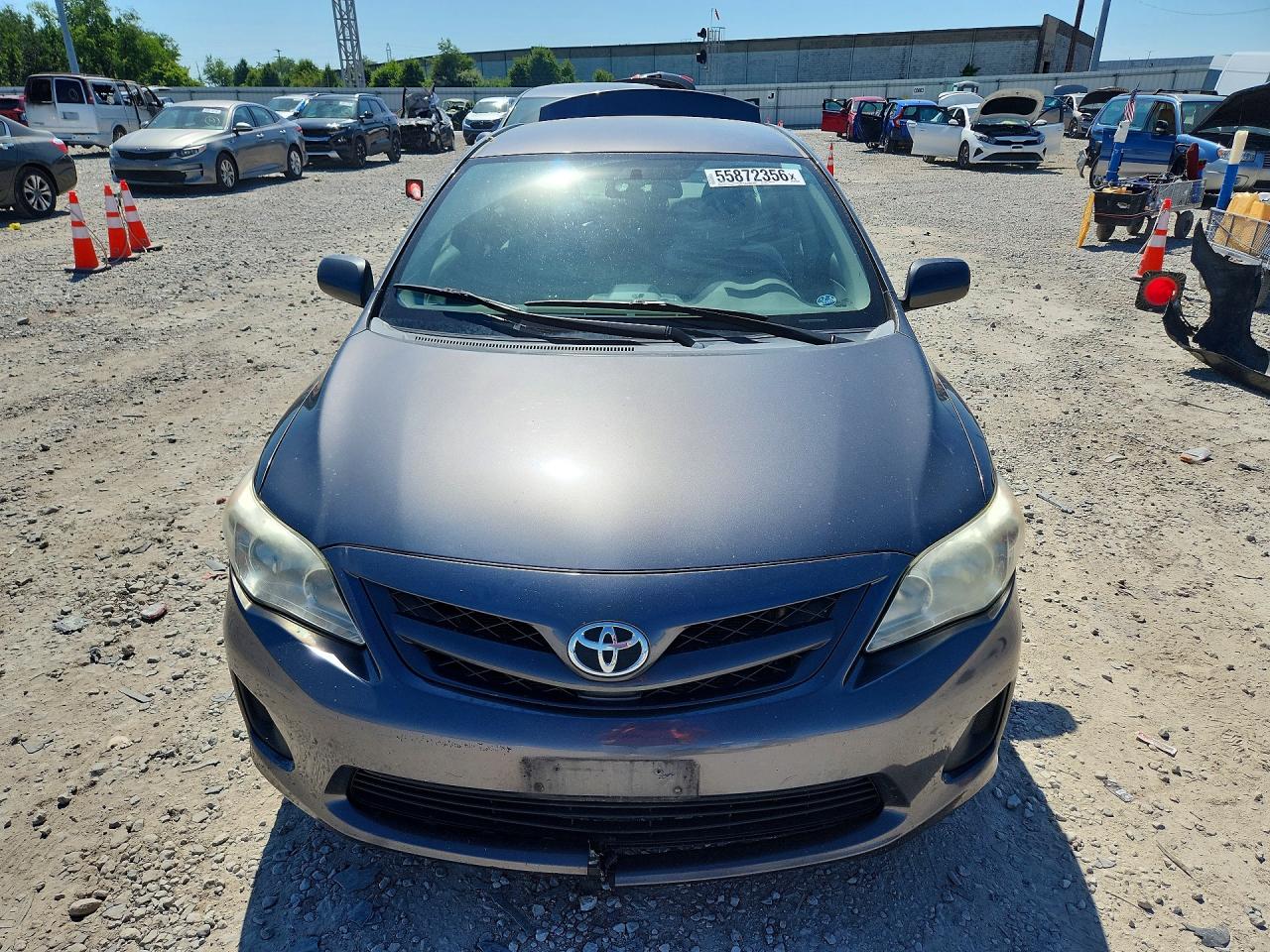 2012 Toyota Corolla Le Gray vin: 5YFBU4EE6CP063316
