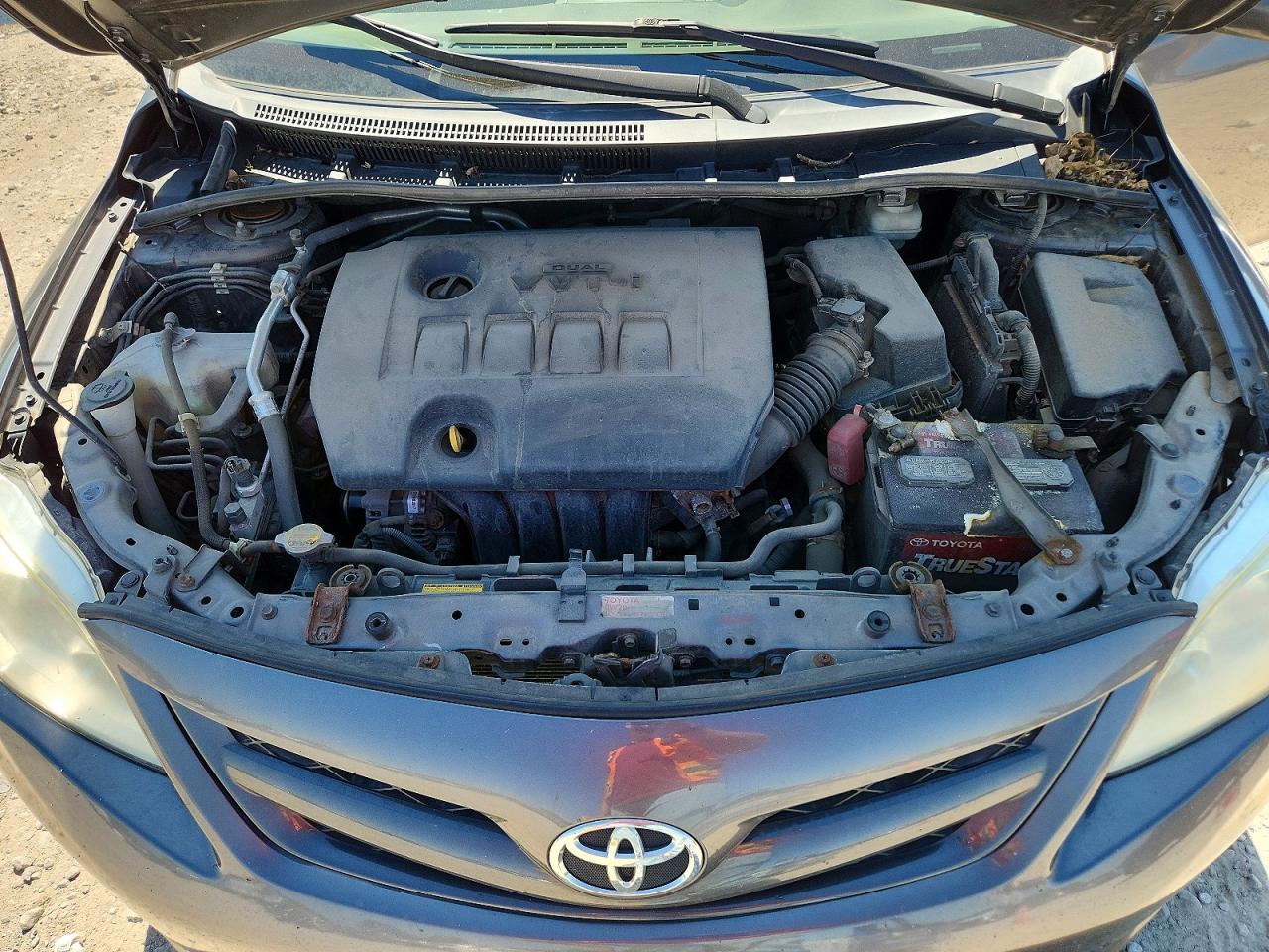 2012 Toyota Corolla Le Gray vin: 5YFBU4EE6CP063316