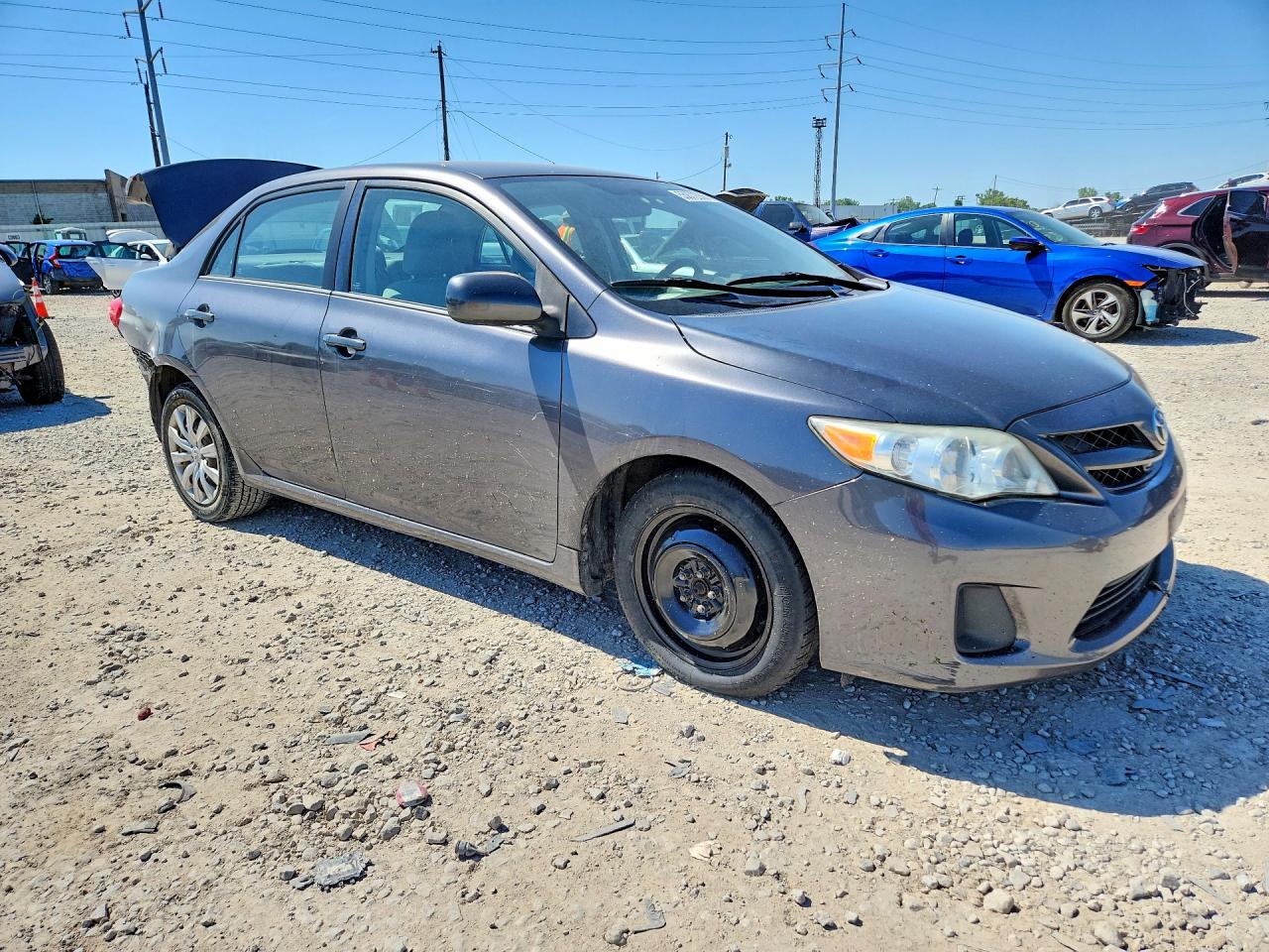 2012 Toyota Corolla Le Gray vin: 5YFBU4EE6CP063316