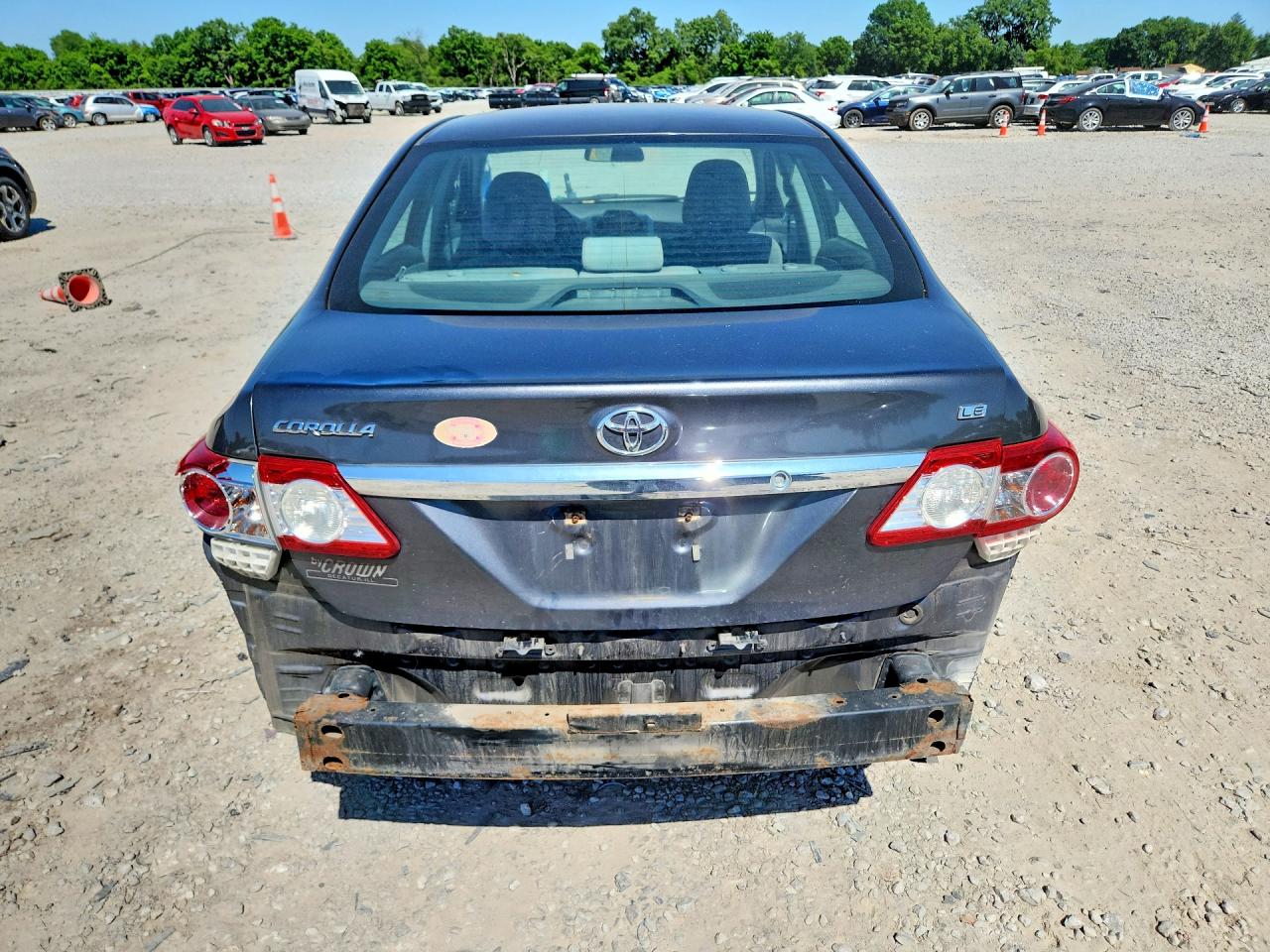 2012 Toyota Corolla Le Gray vin: 5YFBU4EE6CP063316