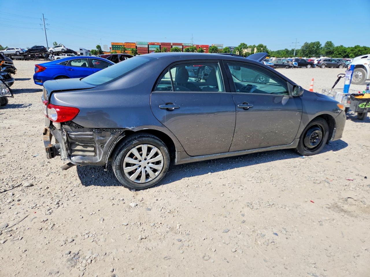 2012 Toyota Corolla Le Gray vin: 5YFBU4EE6CP063316