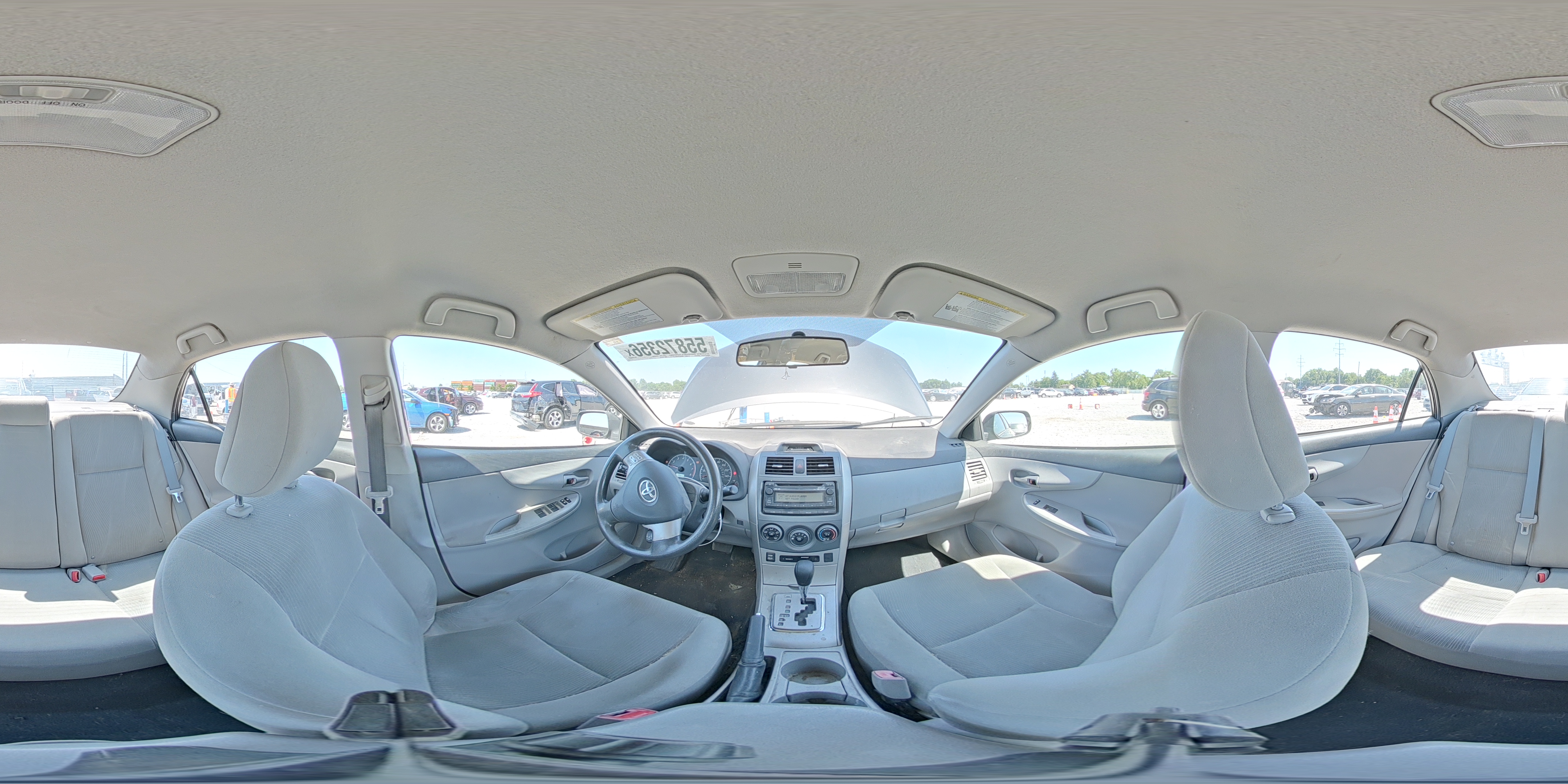 2012 Toyota Corolla Le Gray vin: 5YFBU4EE6CP063316