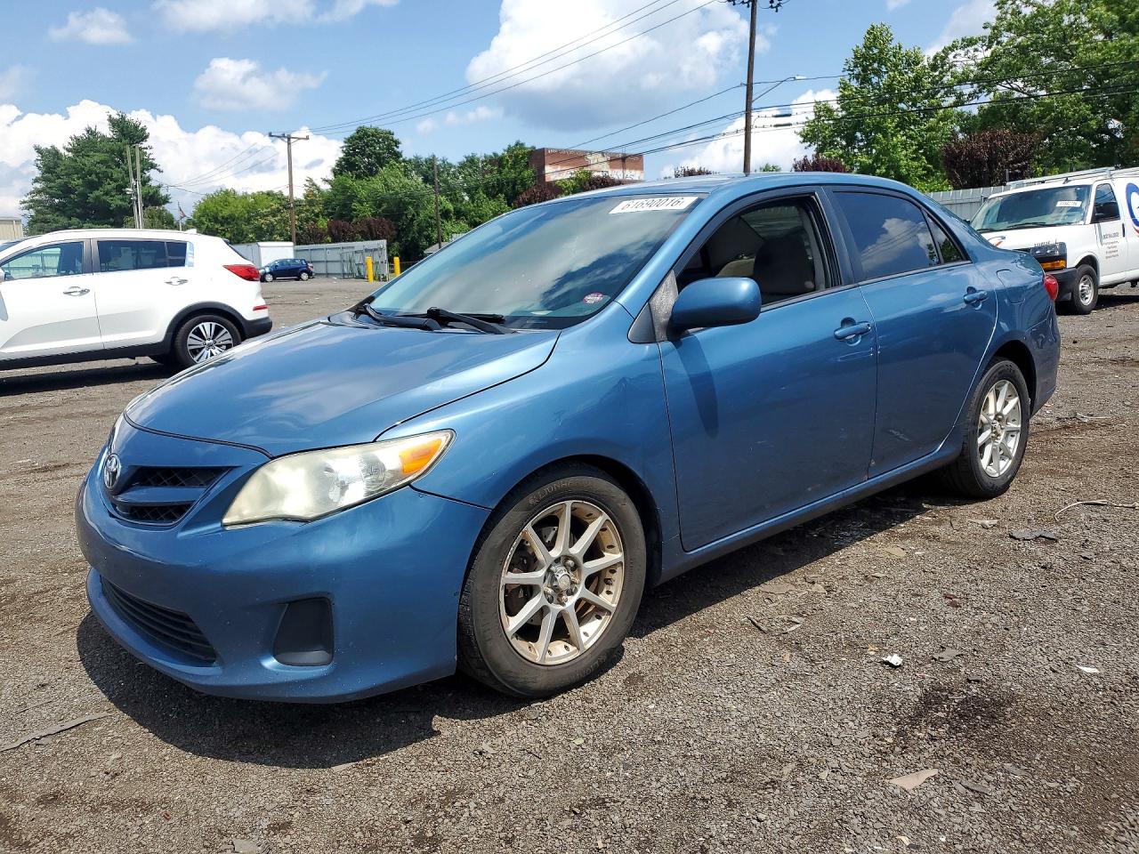 2012 Toyota Corolla Le Blue vin: 5YFBU4EE6CP065311