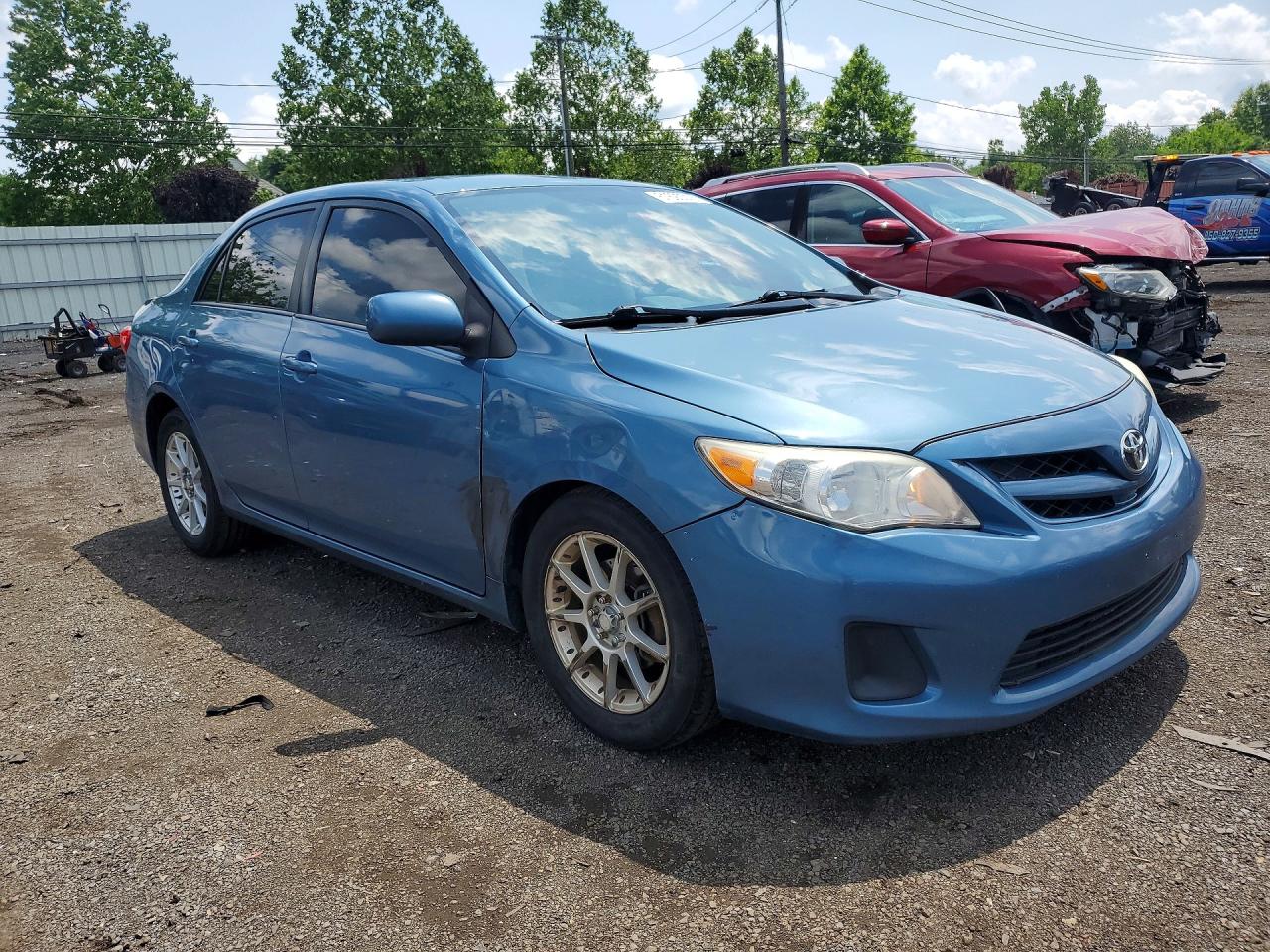2012 Toyota Corolla Le Blue vin: 5YFBU4EE6CP065311