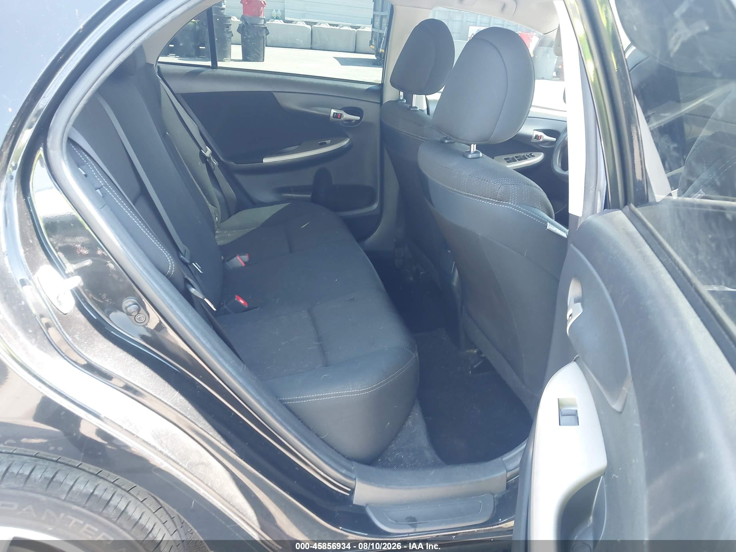 2012 Toyota Corolla S Black vin: 5YFBU4EE6CP068483