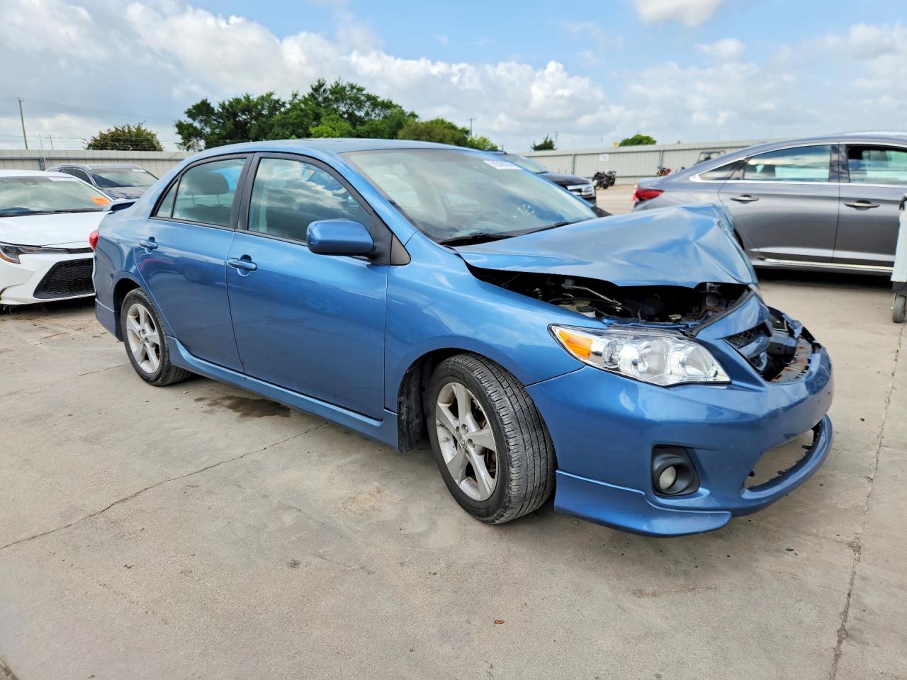 2012 Toyota Corolla S Blue vin: 5YFBU4EE6CP070721