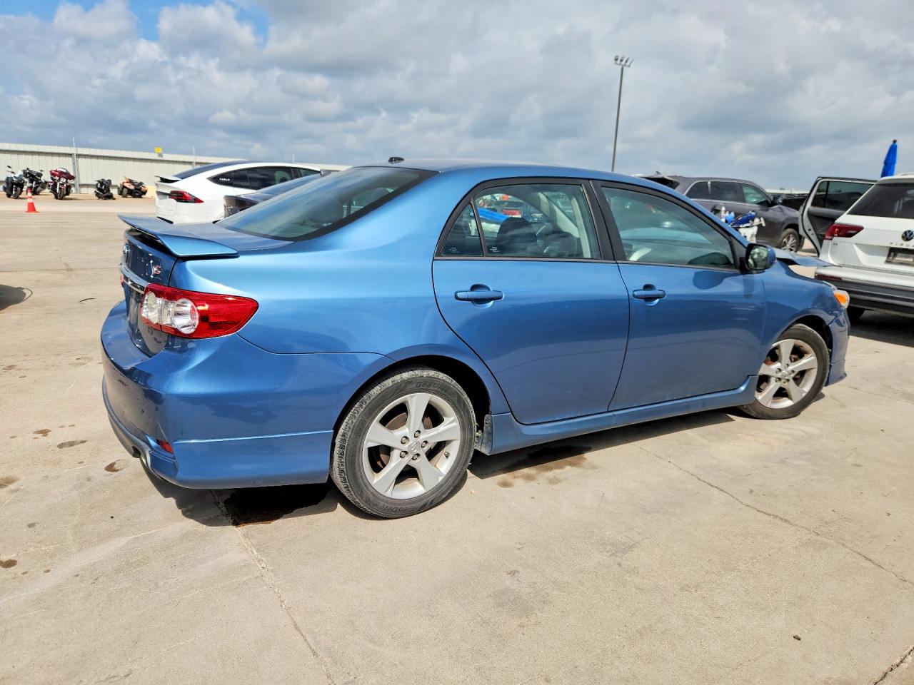 2012 Toyota Corolla S Blue vin: 5YFBU4EE6CP070721