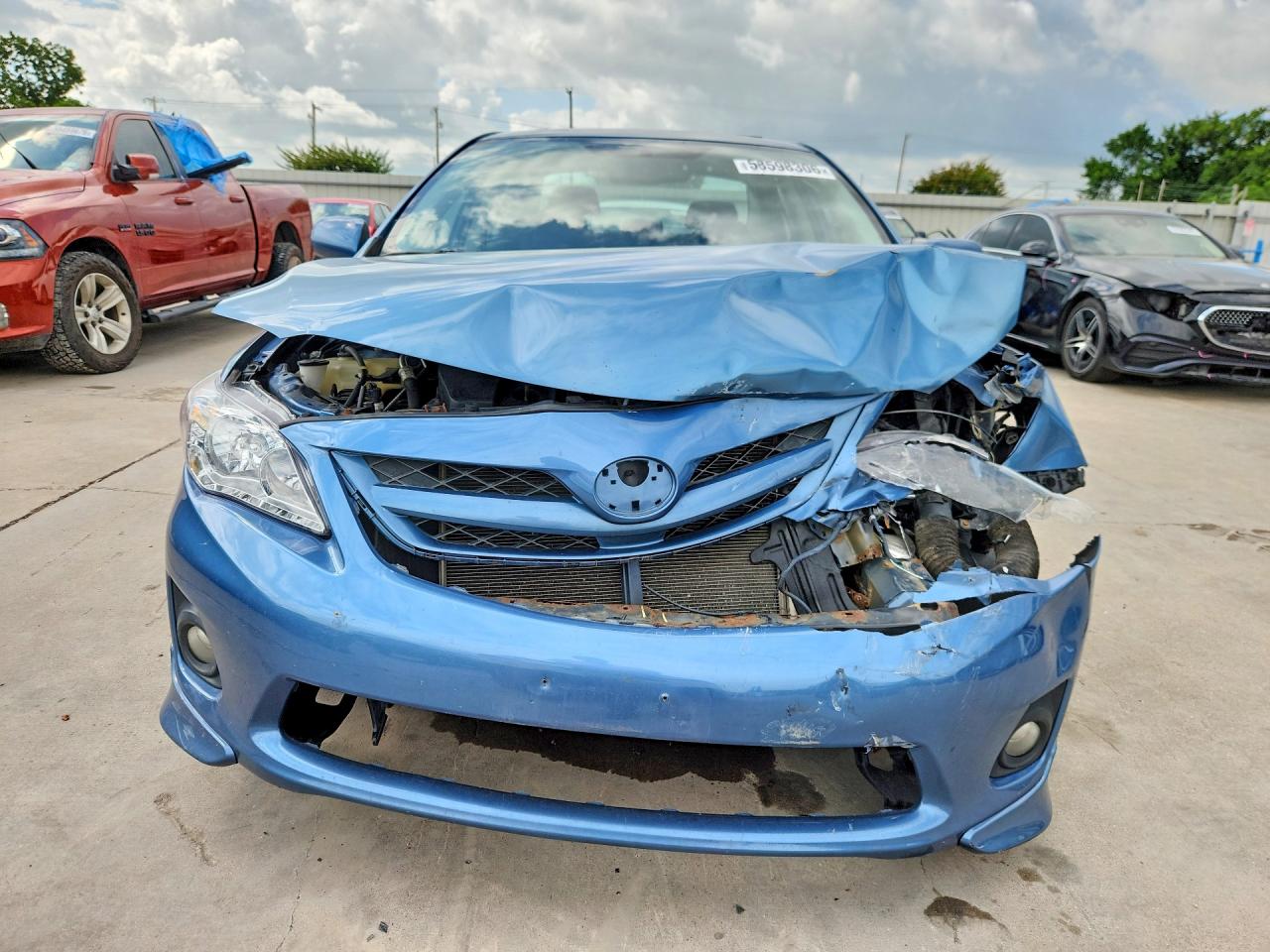 2012 Toyota Corolla S Blue vin: 5YFBU4EE6CP070721