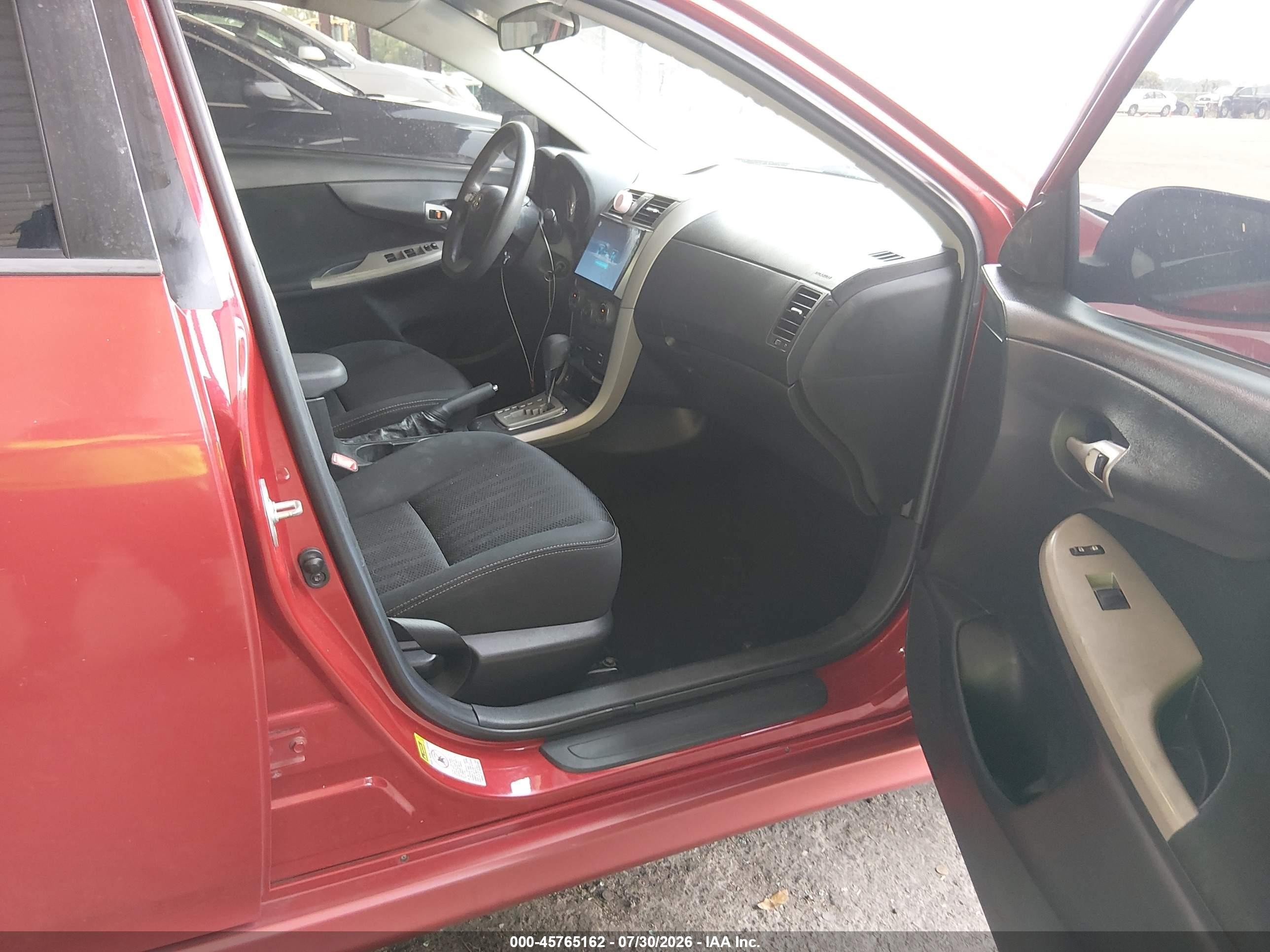 2012 Toyota Corolla S Red vin: 5YFBU4EE6CP071187