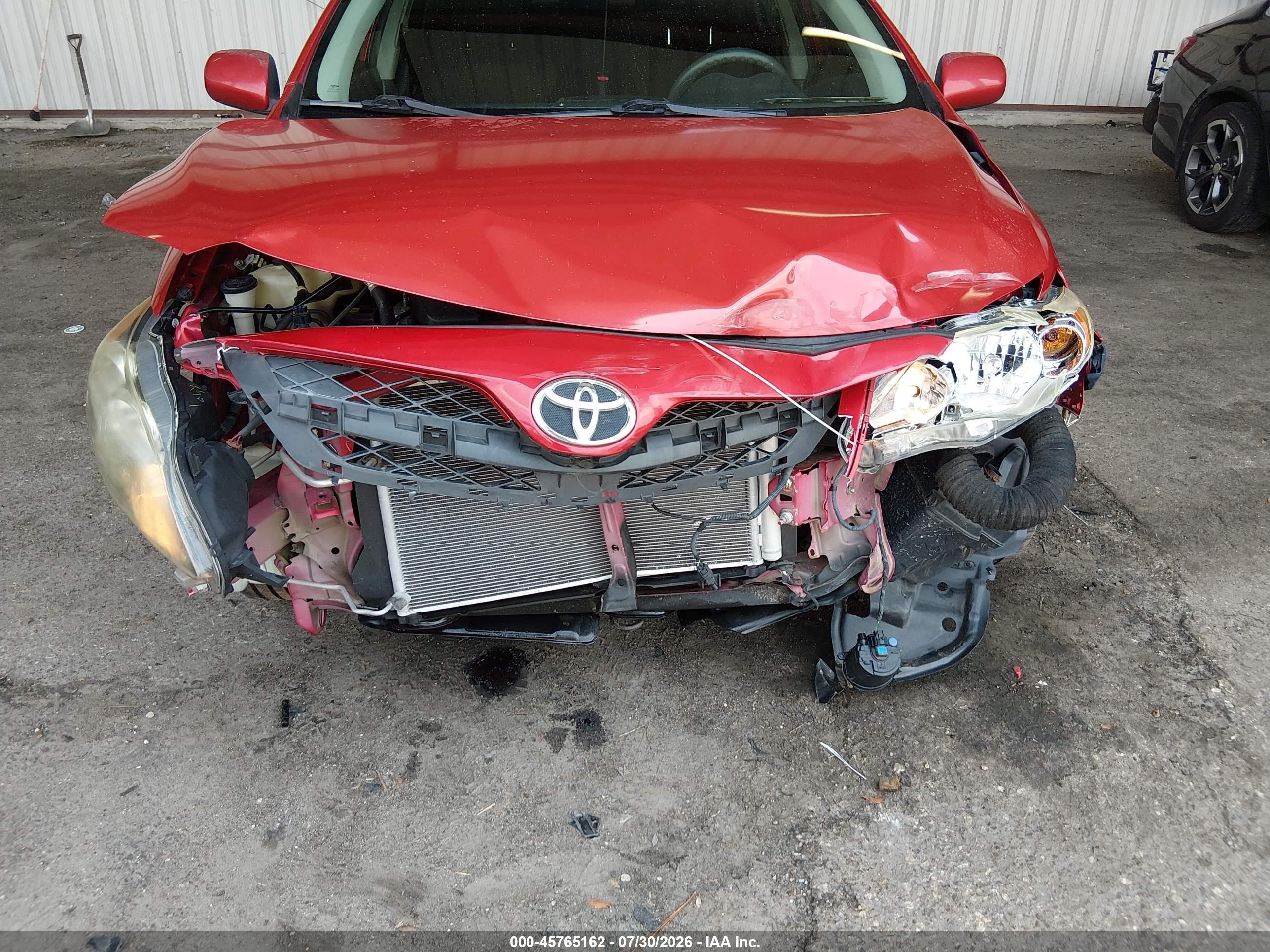 2012 Toyota Corolla S Red vin: 5YFBU4EE6CP071187
