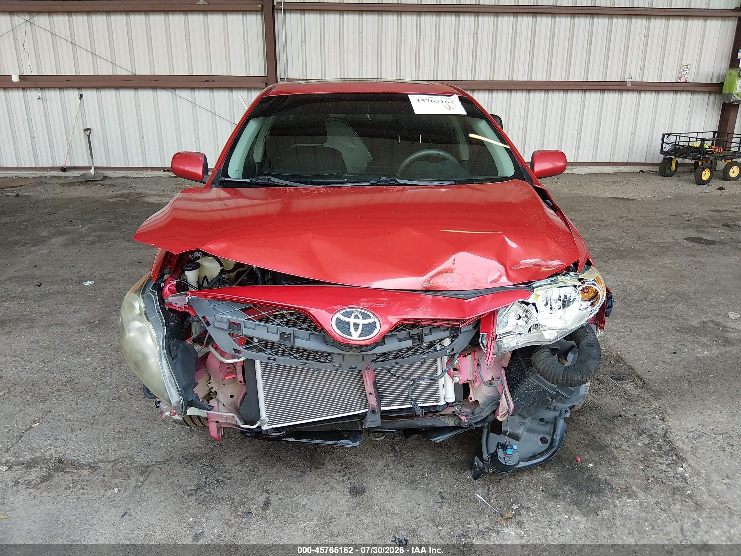 2012 Toyota Corolla S Red vin: 5YFBU4EE6CP071187