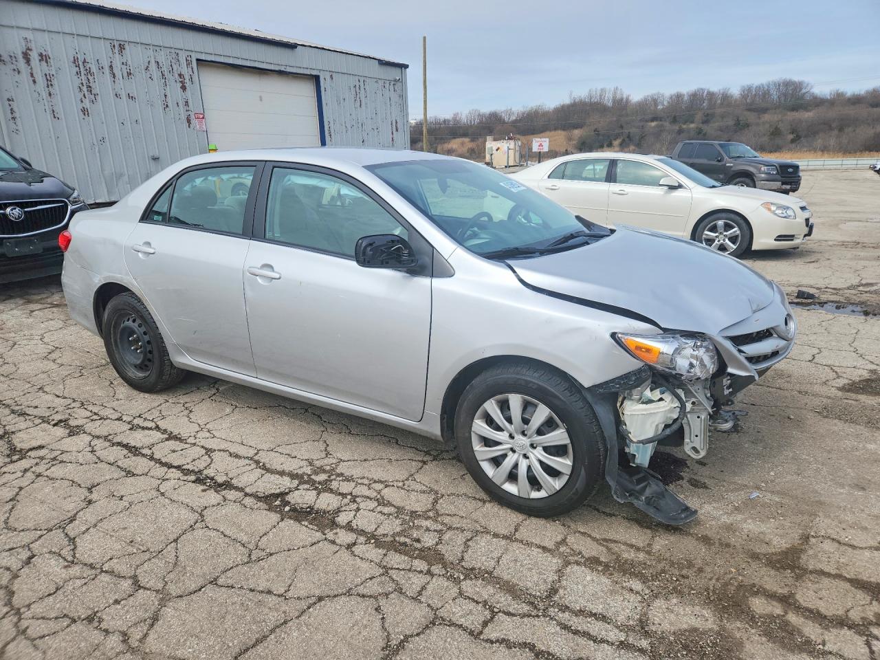 2012 Toyota Corolla Le Silver vin: 5YFBU4EE6CP072730
