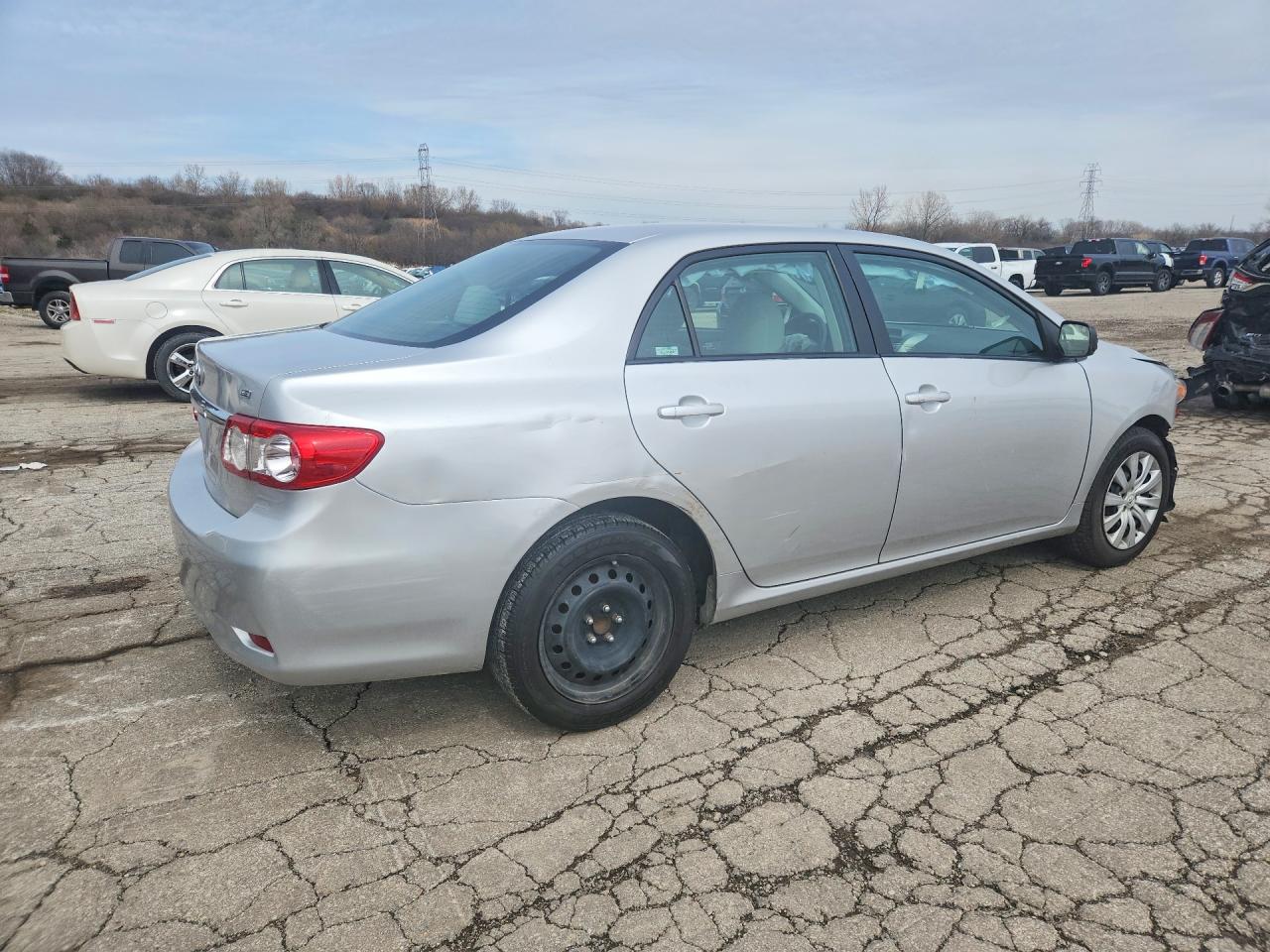 2012 Toyota Corolla Le Silver vin: 5YFBU4EE6CP072730