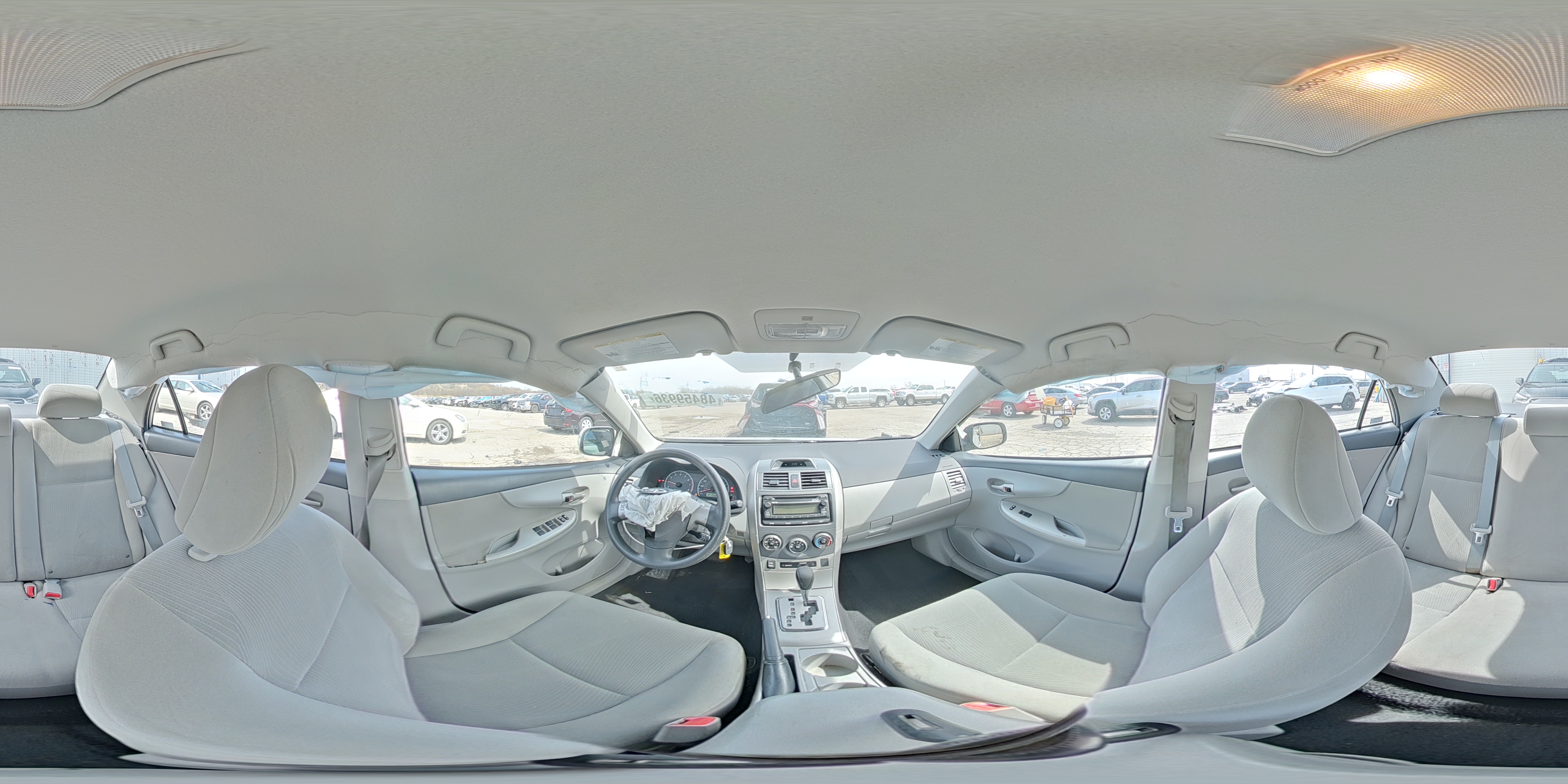 2012 Toyota Corolla Le Silver vin: 5YFBU4EE6CP072730