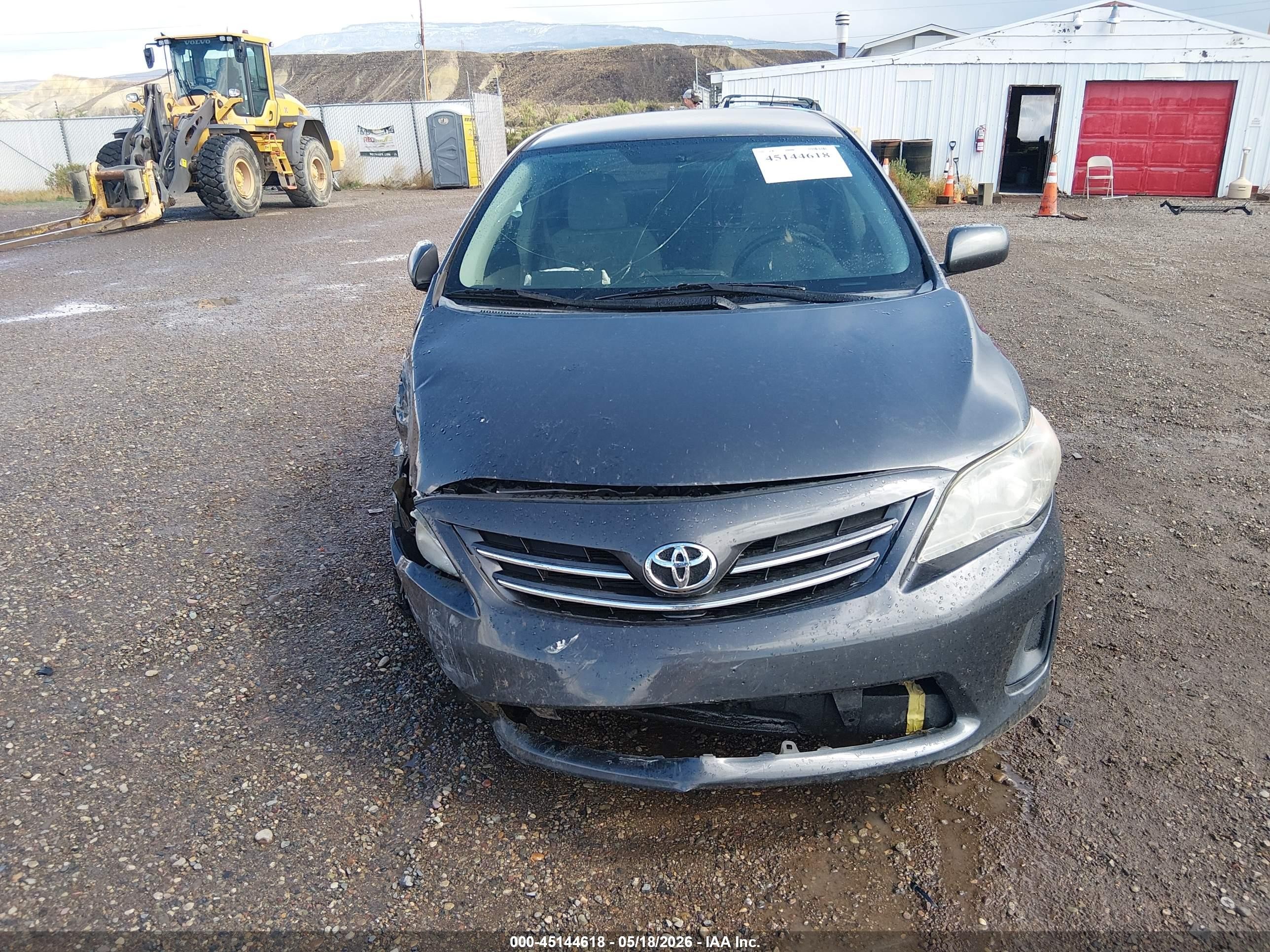 2013 Toyota Corolla Le Gray vin: 5YFBU4EE6DP078500
