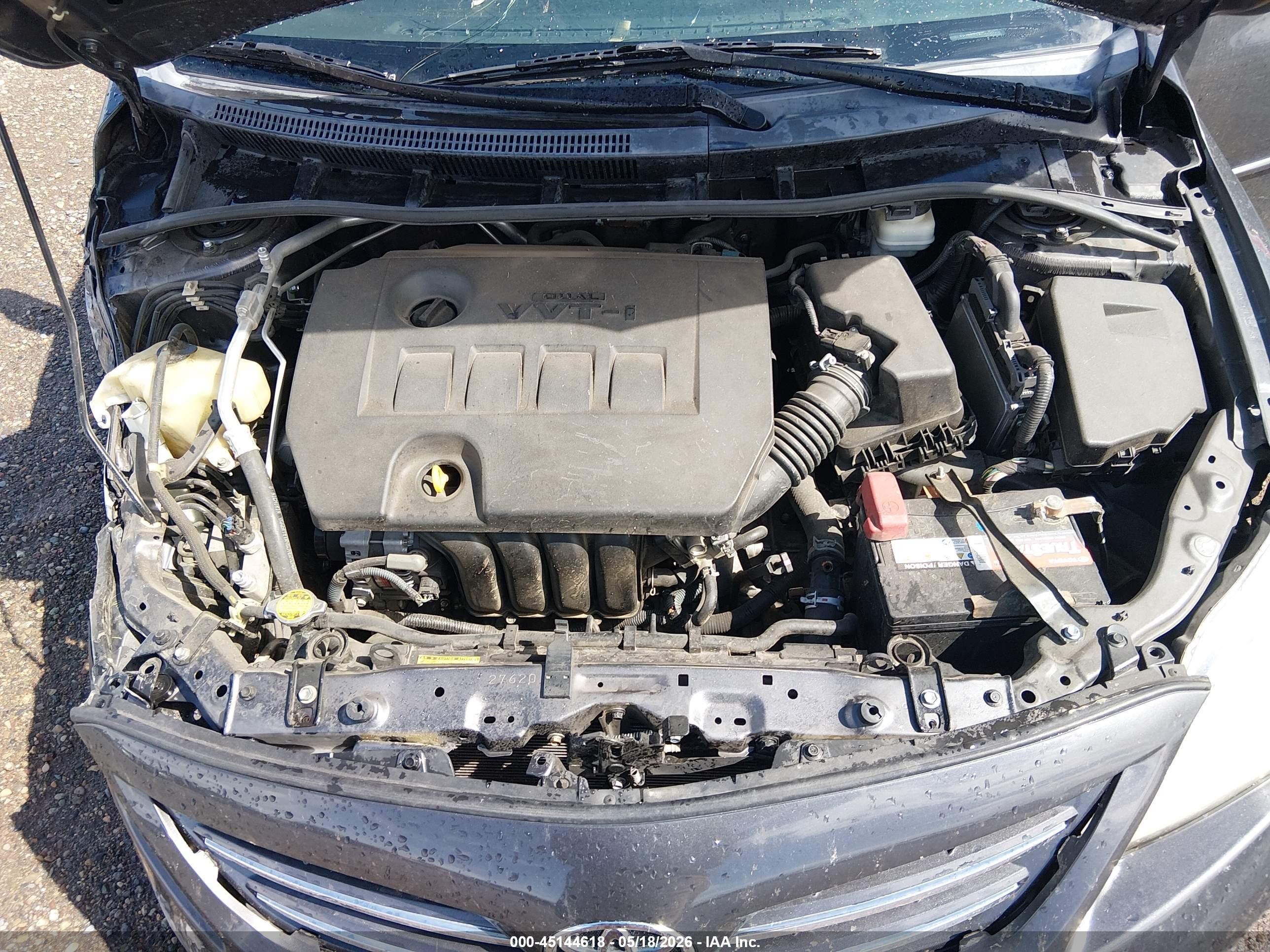 2013 Toyota Corolla Le Gray vin: 5YFBU4EE6DP078500