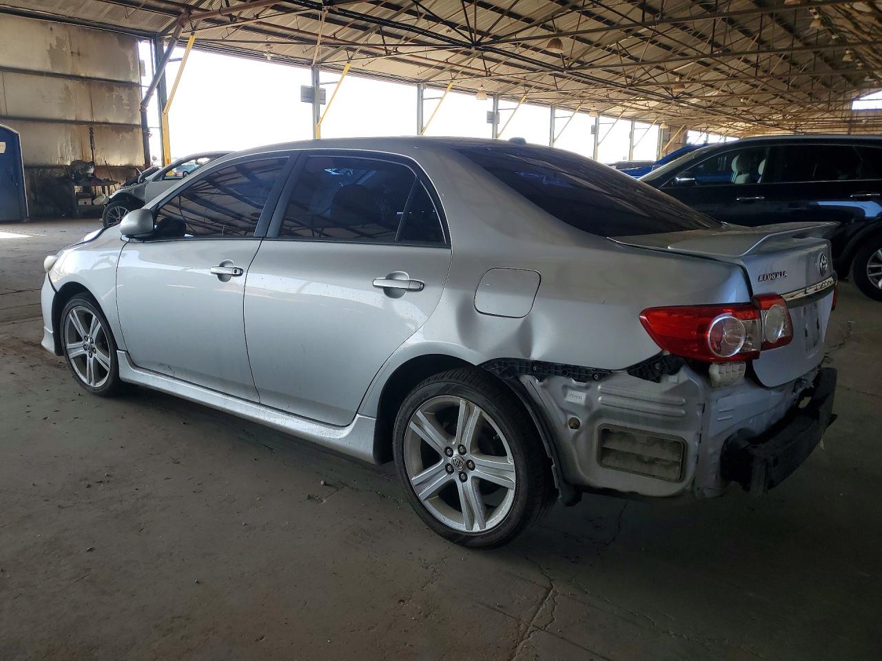 2013 Toyota Corolla S Silver vin: 5YFBU4EE6DP089819
