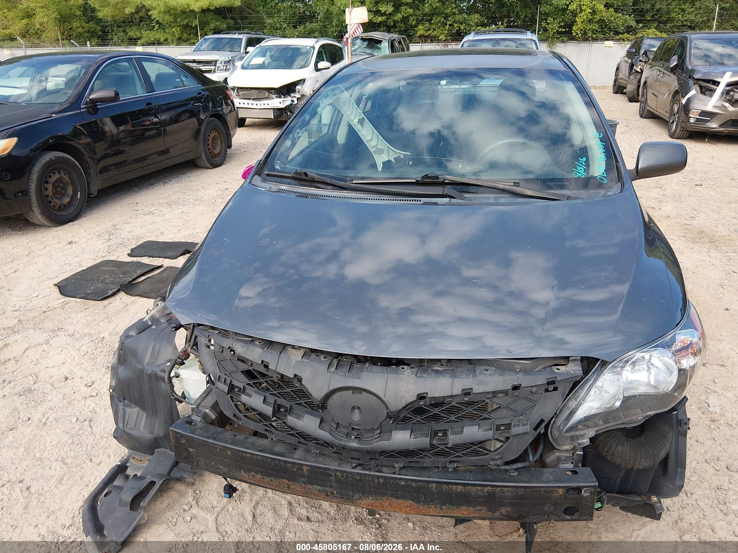 2013 Toyota Corolla S Gray vin: 5YFBU4EE6DP090551