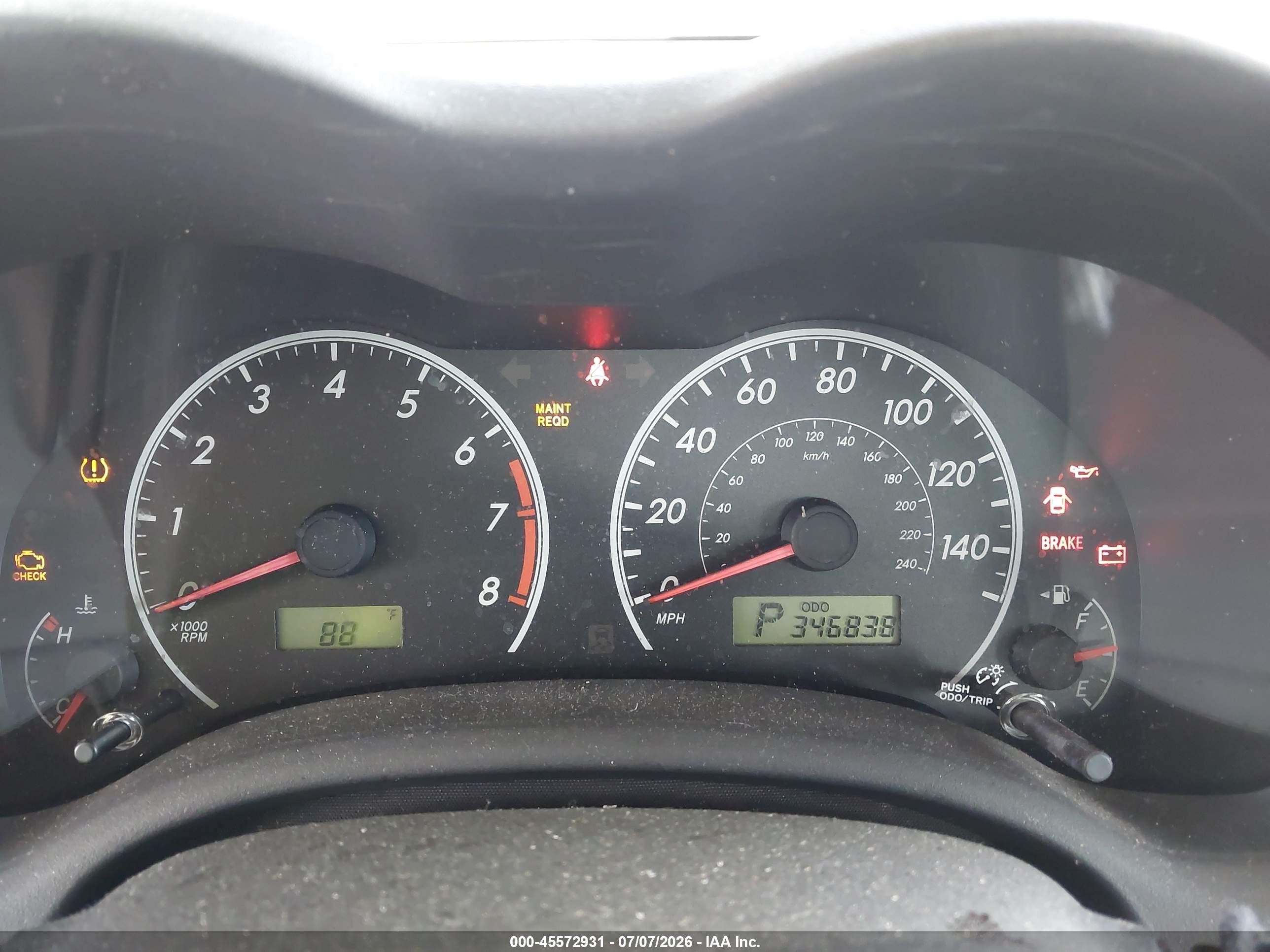 2013 Toyota Corolla Le Red vin: 5YFBU4EE6DP094180