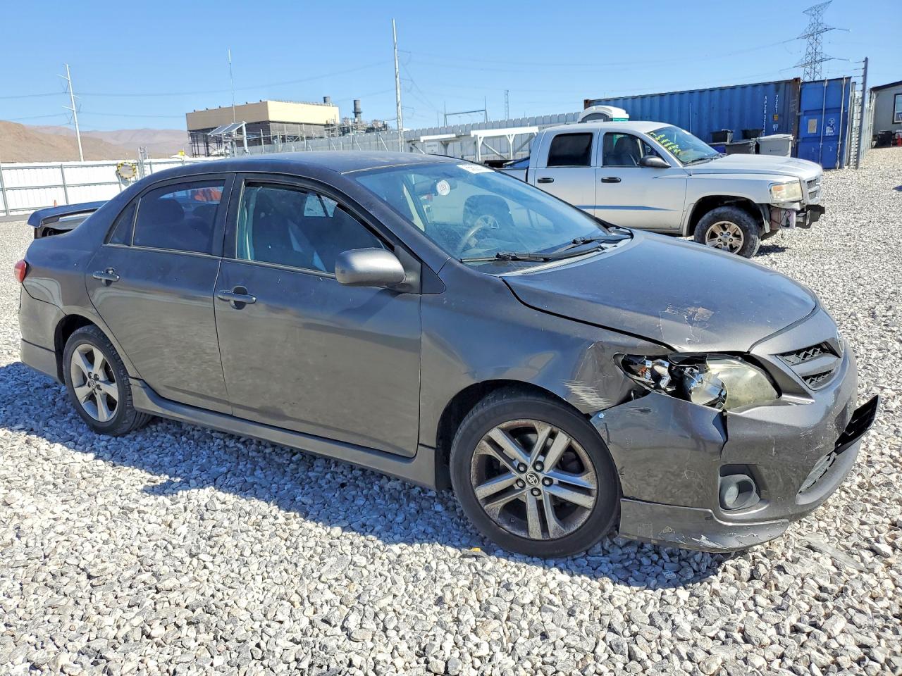 2013 Toyota Corolla S Серый vin: 5YFBU4EE6DP097922