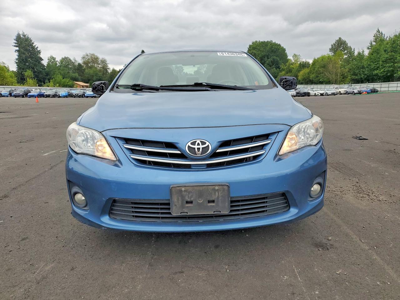 2013 Toyota Corolla Le Blue vin: 5YFBU4EE6DP100303