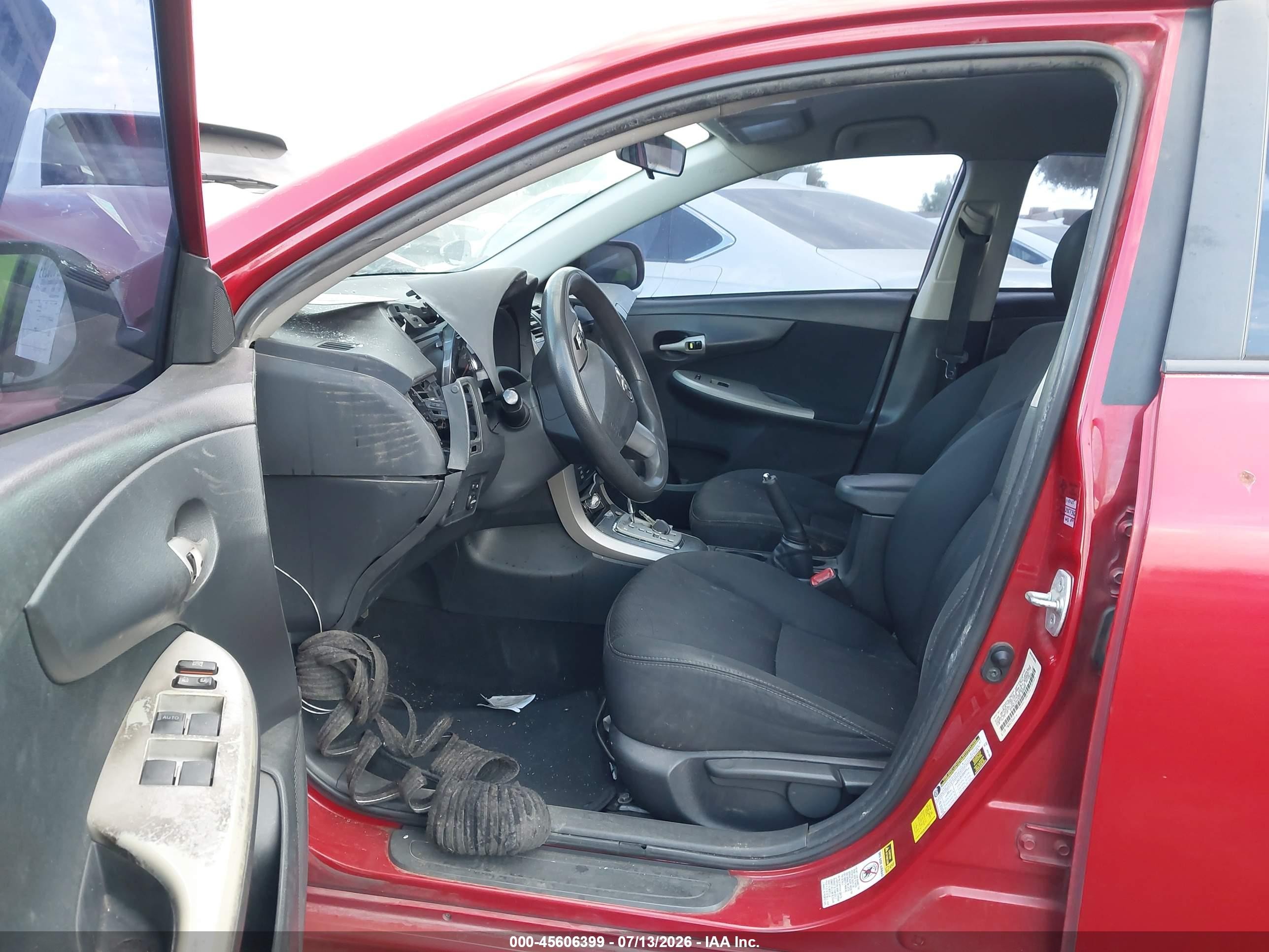 2013 Toyota Corolla S Red vin: 5YFBU4EE6DP108093