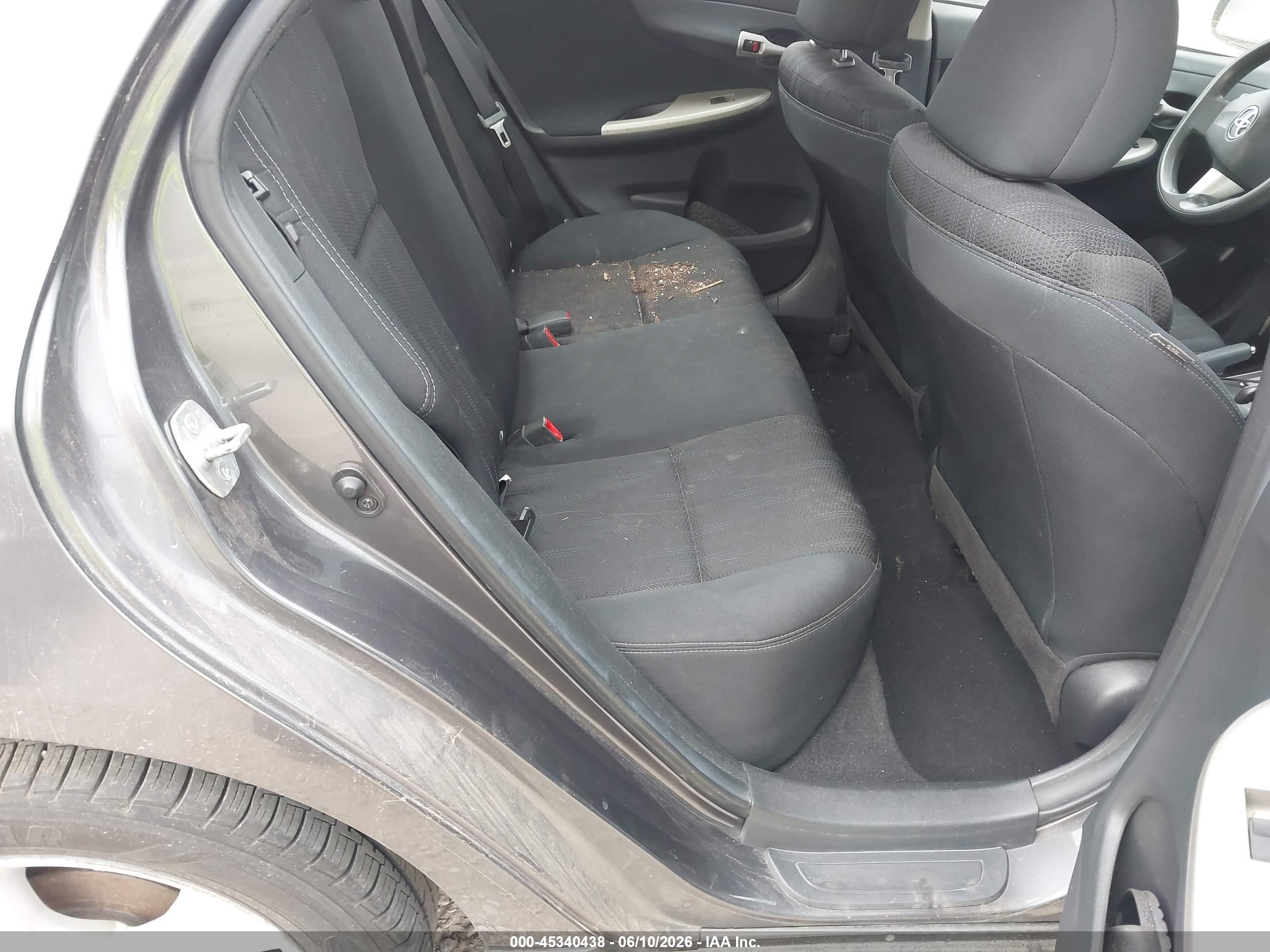 2013 Toyota Corolla S Gray vin: 5YFBU4EE6DP111155