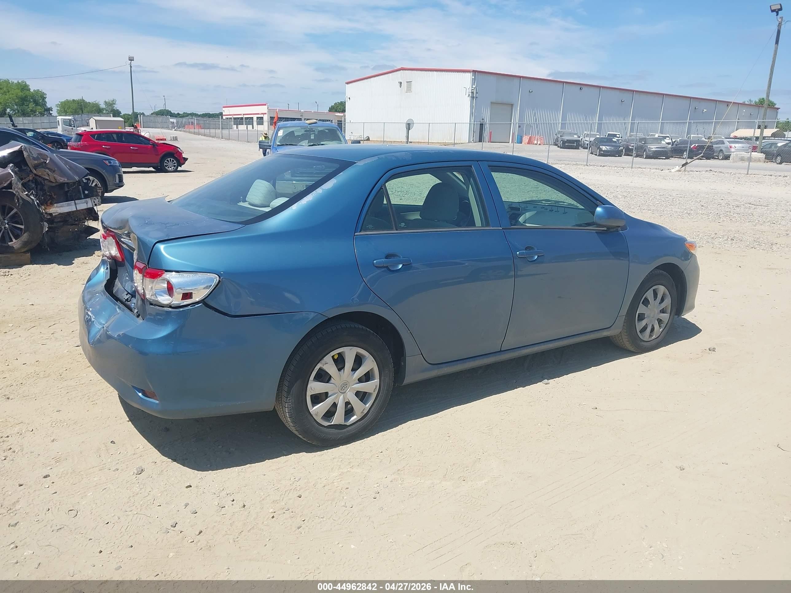 2013 Toyota Corolla L Blue vin: 5YFBU4EE6DP114234