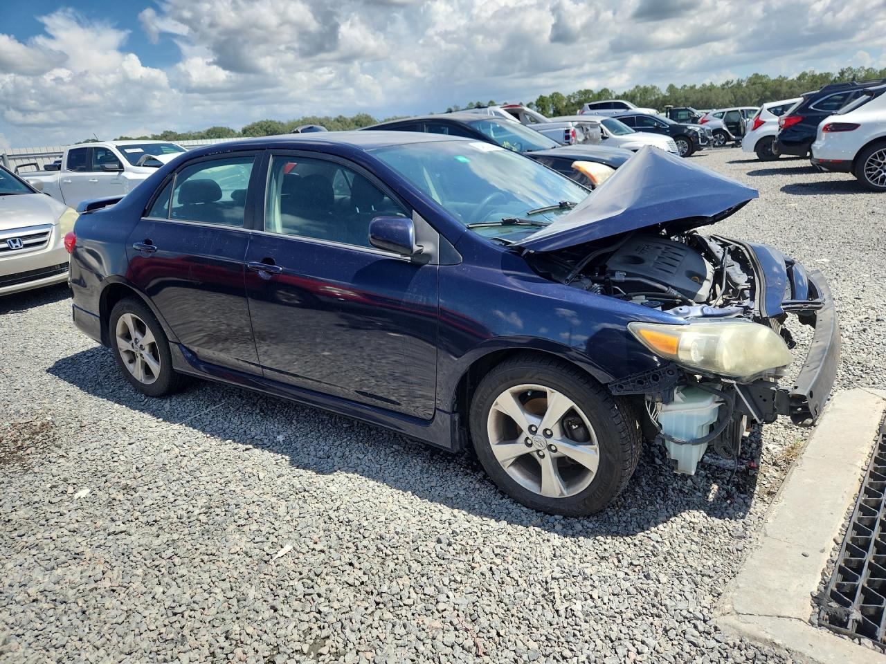 2013 Toyota Corolla S Blue vin: 5YFBU4EE6DP121698