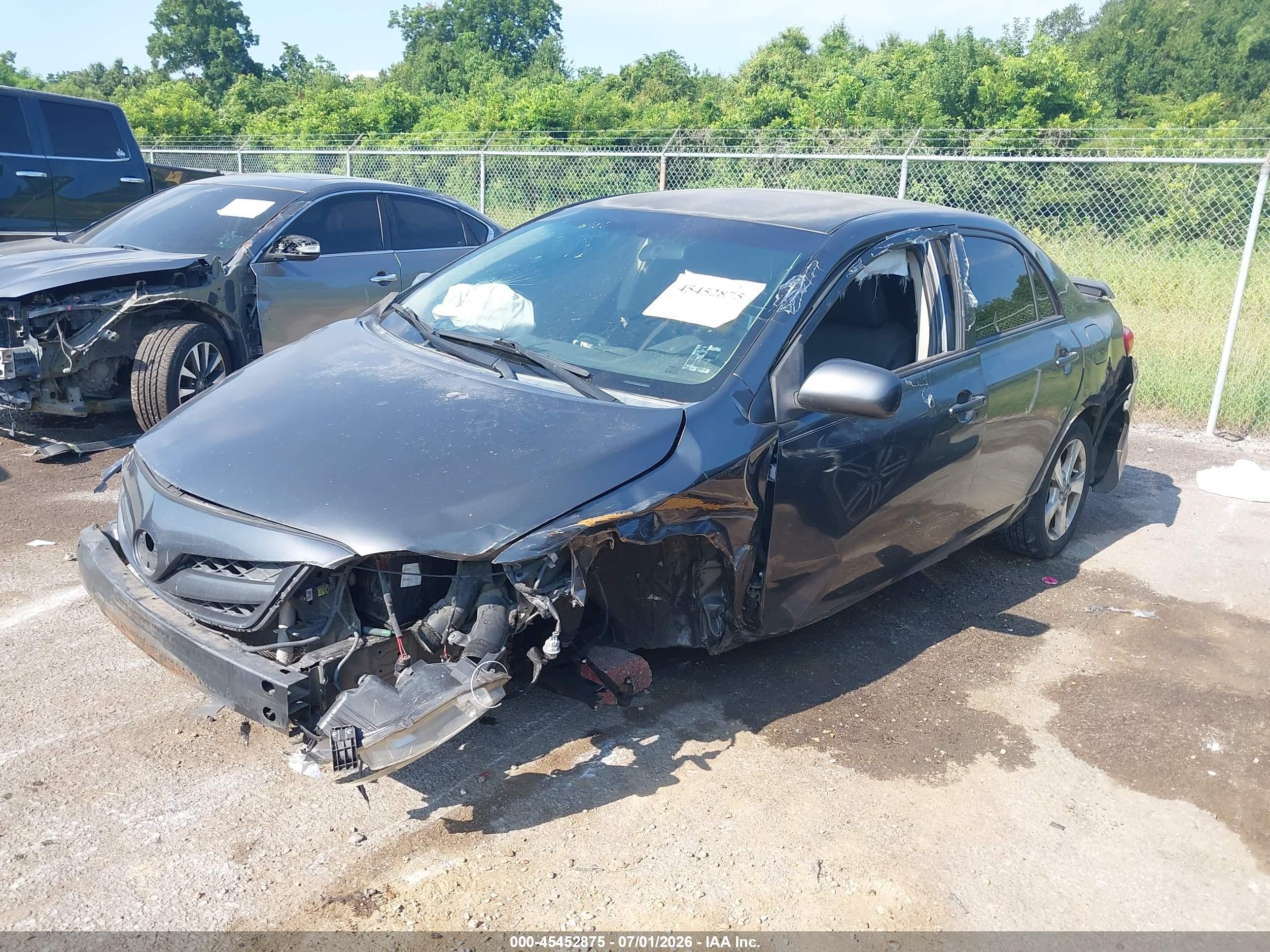2013 Toyota Corolla S Gray vin: 5YFBU4EE6DP122673
