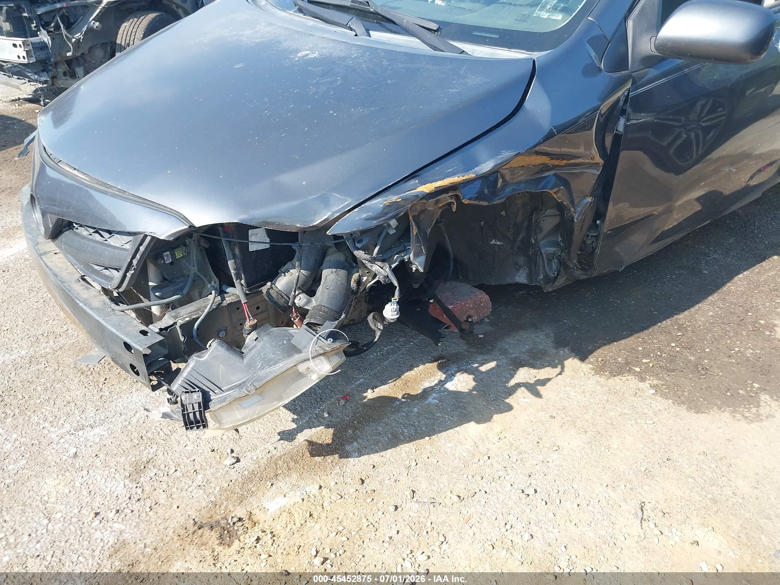 2013 Toyota Corolla S Gray vin: 5YFBU4EE6DP122673
