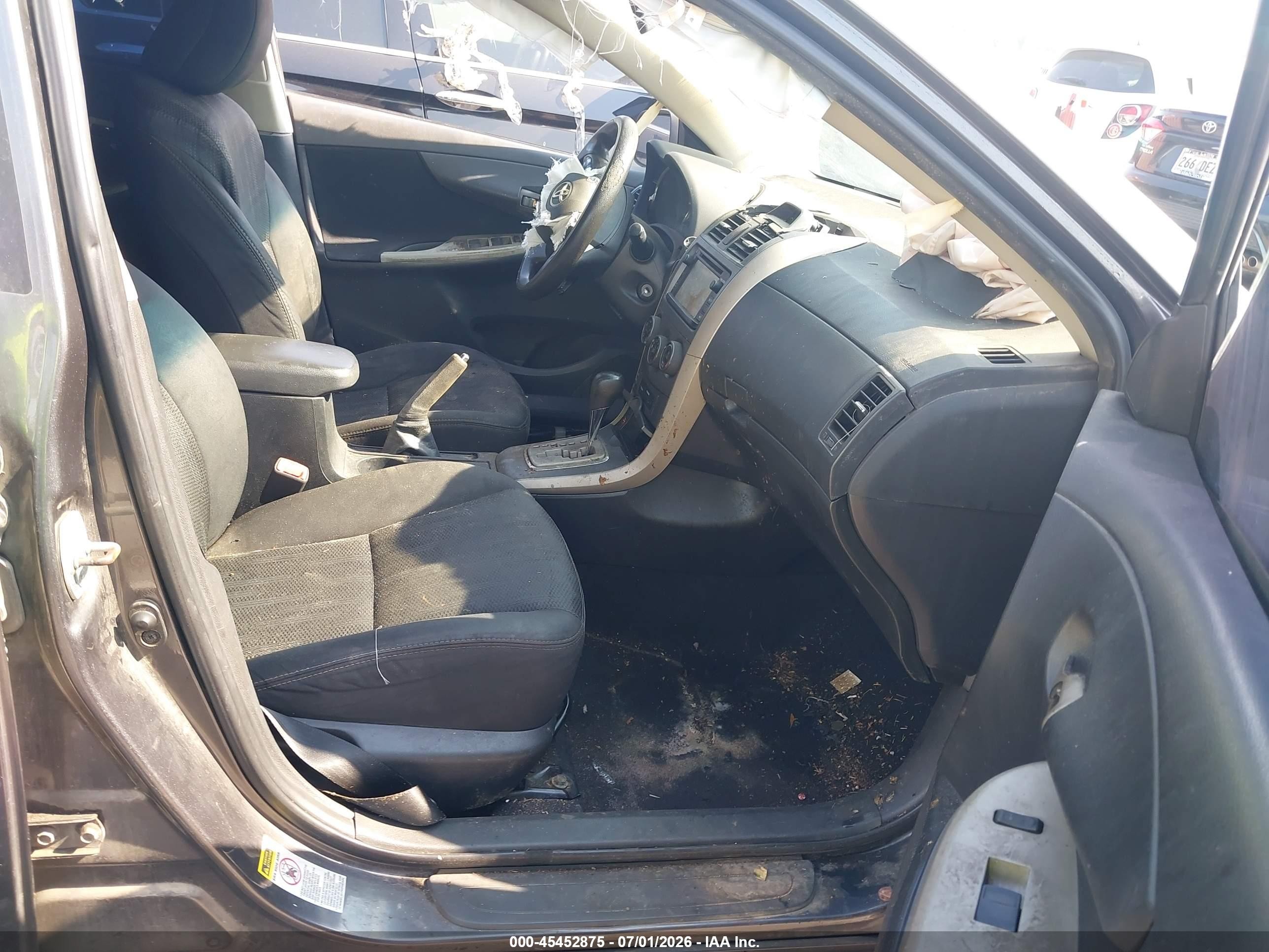 2013 Toyota Corolla S Gray vin: 5YFBU4EE6DP122673