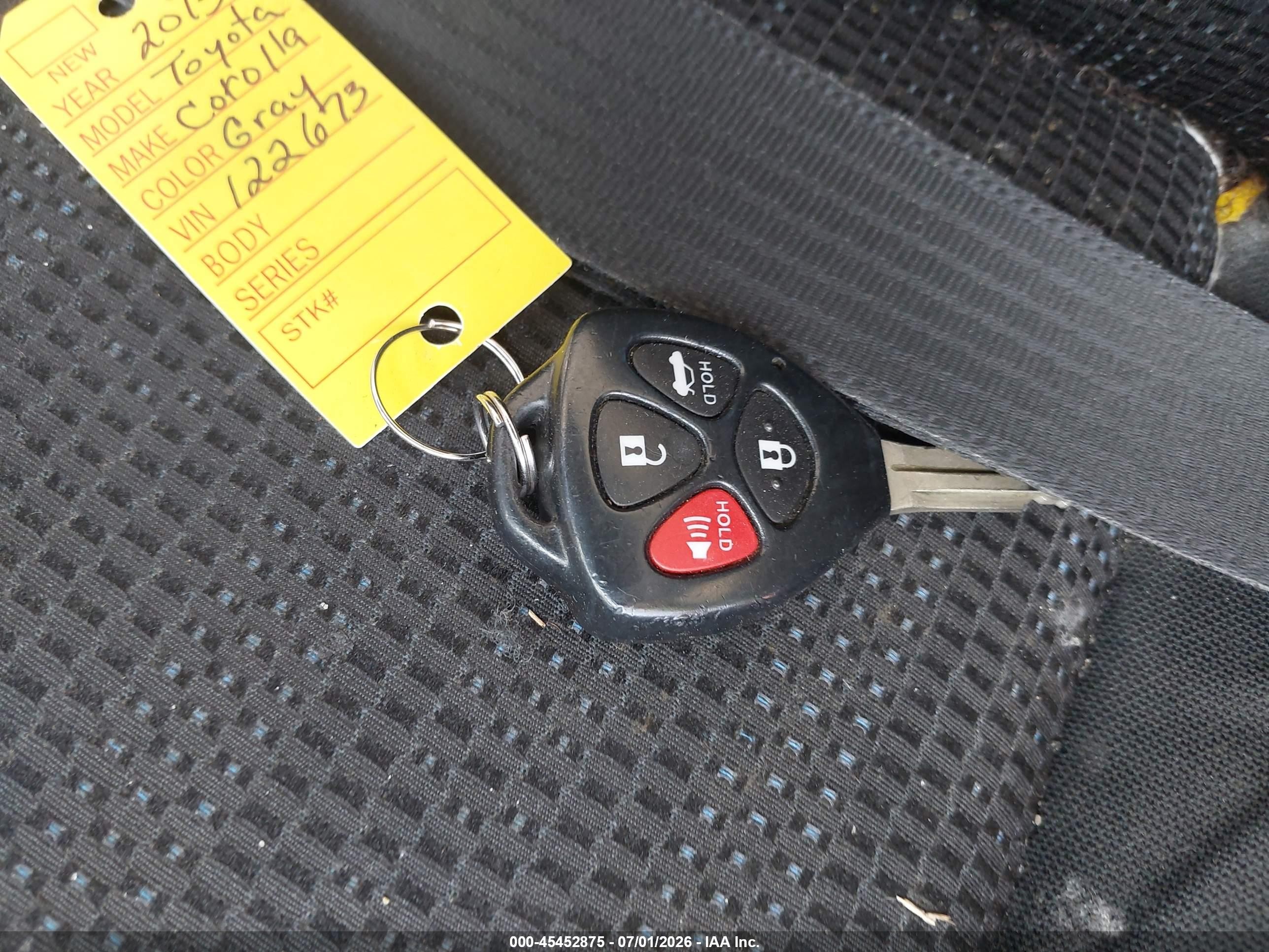 2013 Toyota Corolla S Gray vin: 5YFBU4EE6DP122673