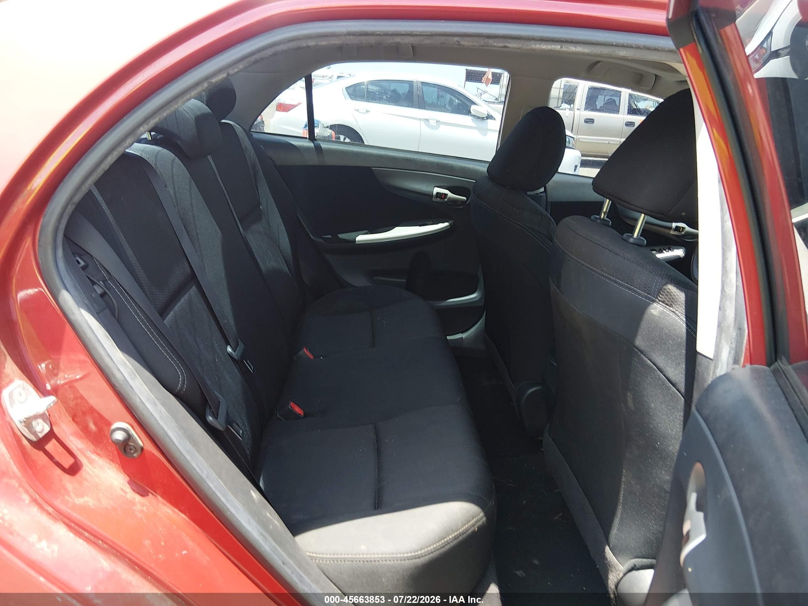 2013 Toyota Corolla S Red vin: 5YFBU4EE6DP124309