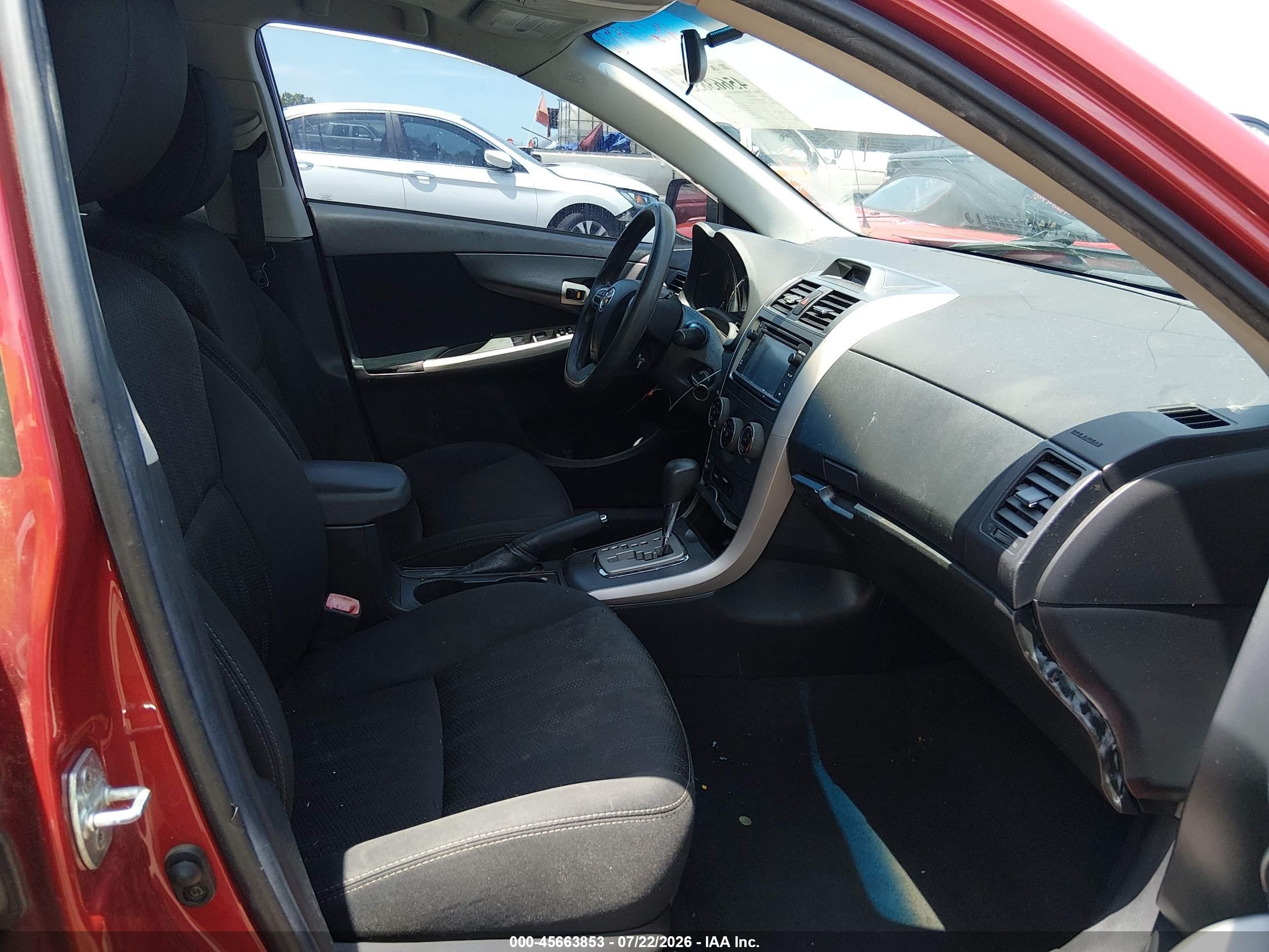 2013 Toyota Corolla S Red vin: 5YFBU4EE6DP124309