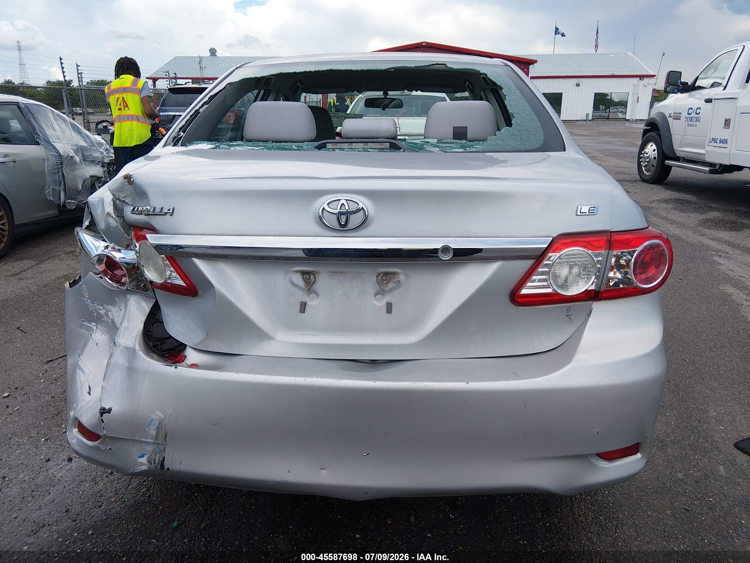 2013 Toyota Corolla Le Silver vin: 5YFBU4EE6DP126769