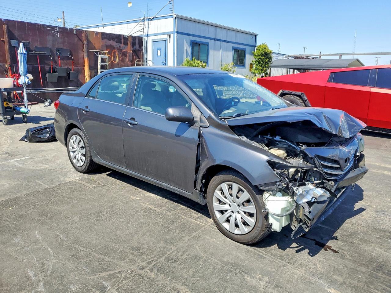 2013 Toyota Corolla Le Gray vin: 5YFBU4EE6DP133351