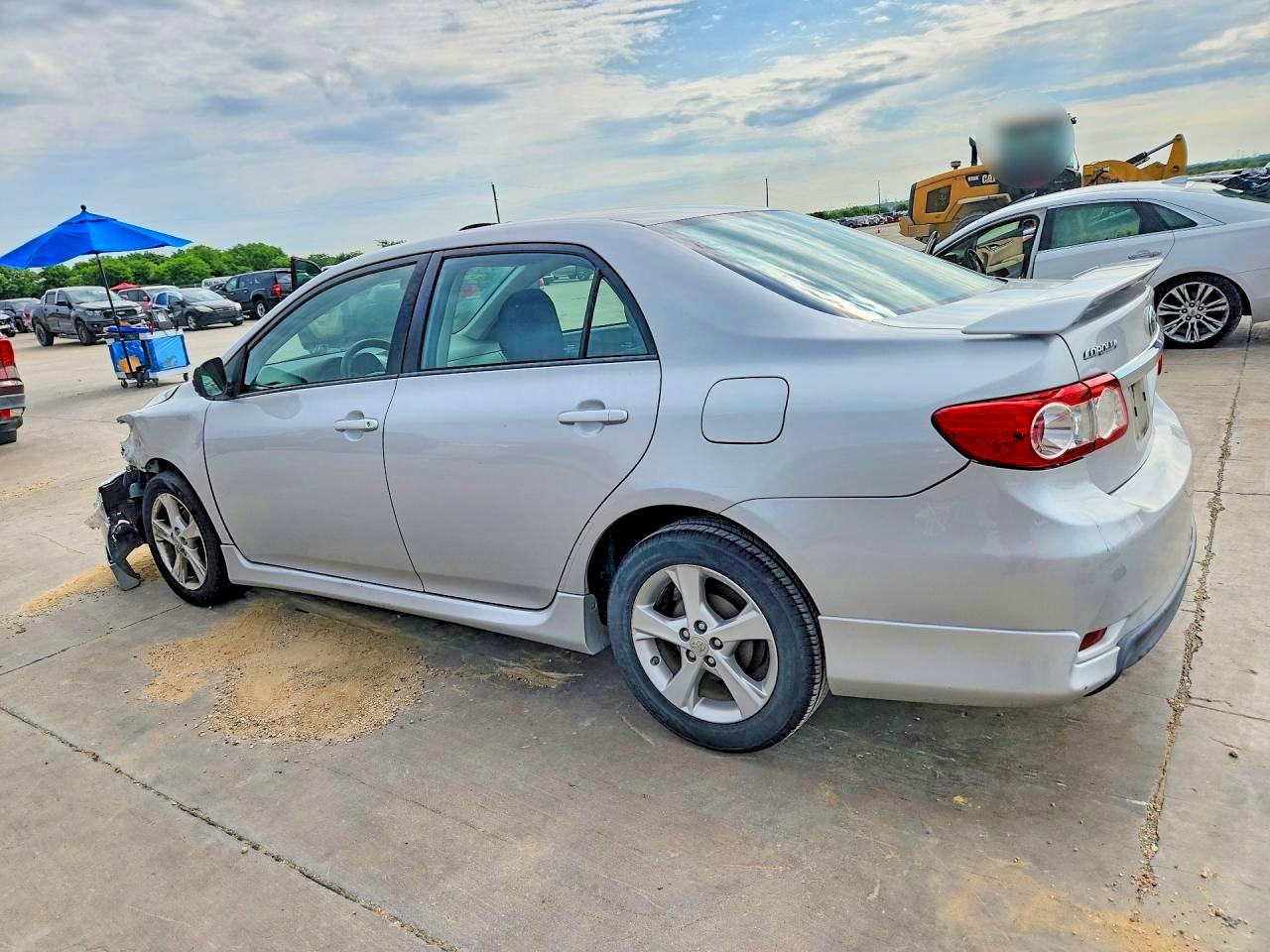2013 Toyota Corolla S Silver vin: 5YFBU4EE6DP137125