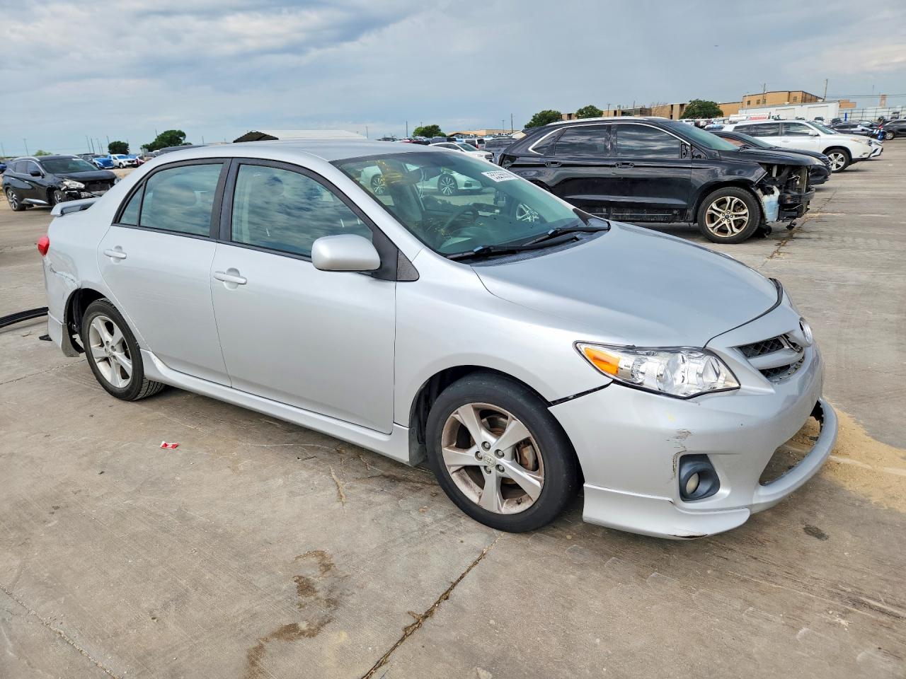 2013 Toyota Corolla S Silver vin: 5YFBU4EE6DP137125